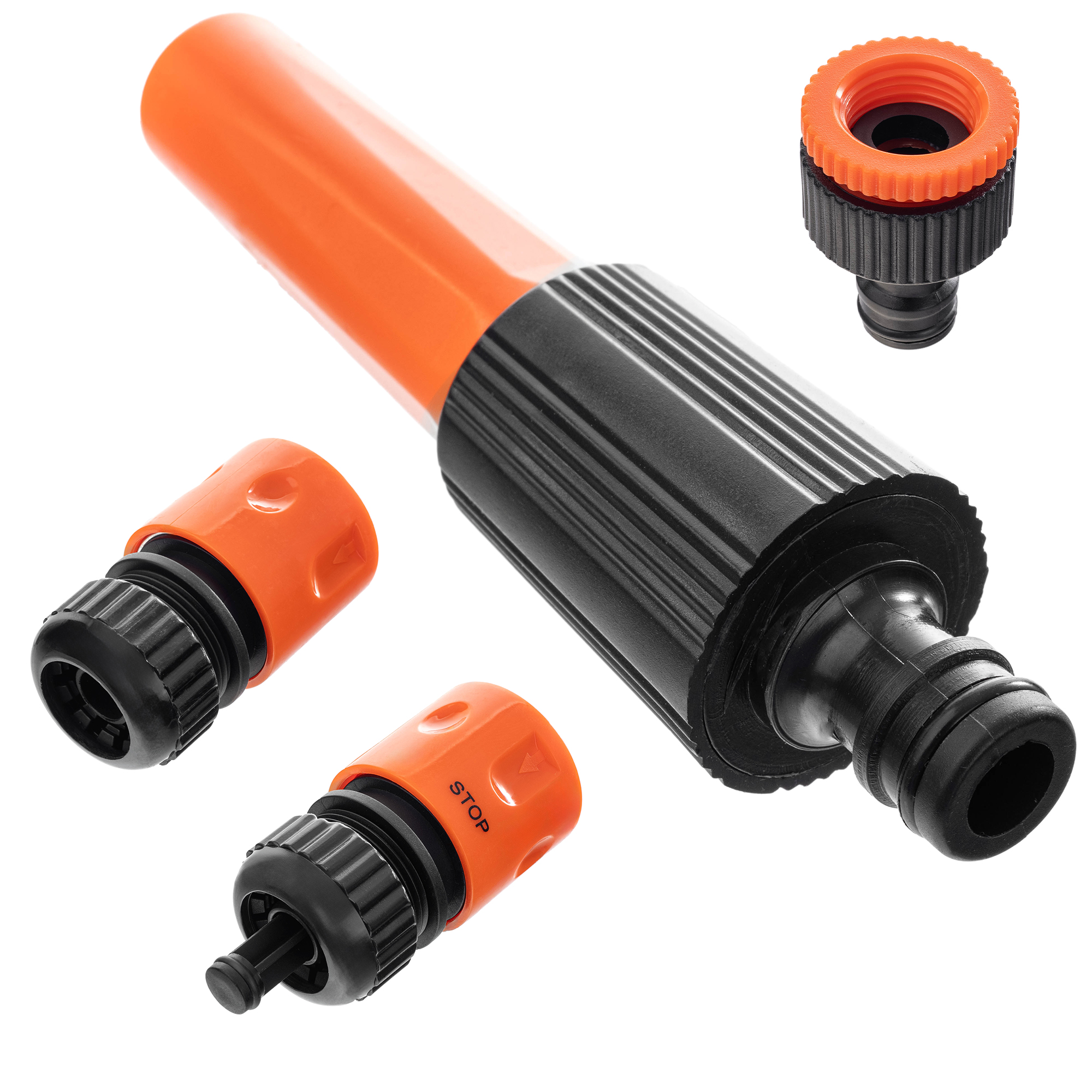 Zestaw złączek ½ cala z dyszą prostą Erm