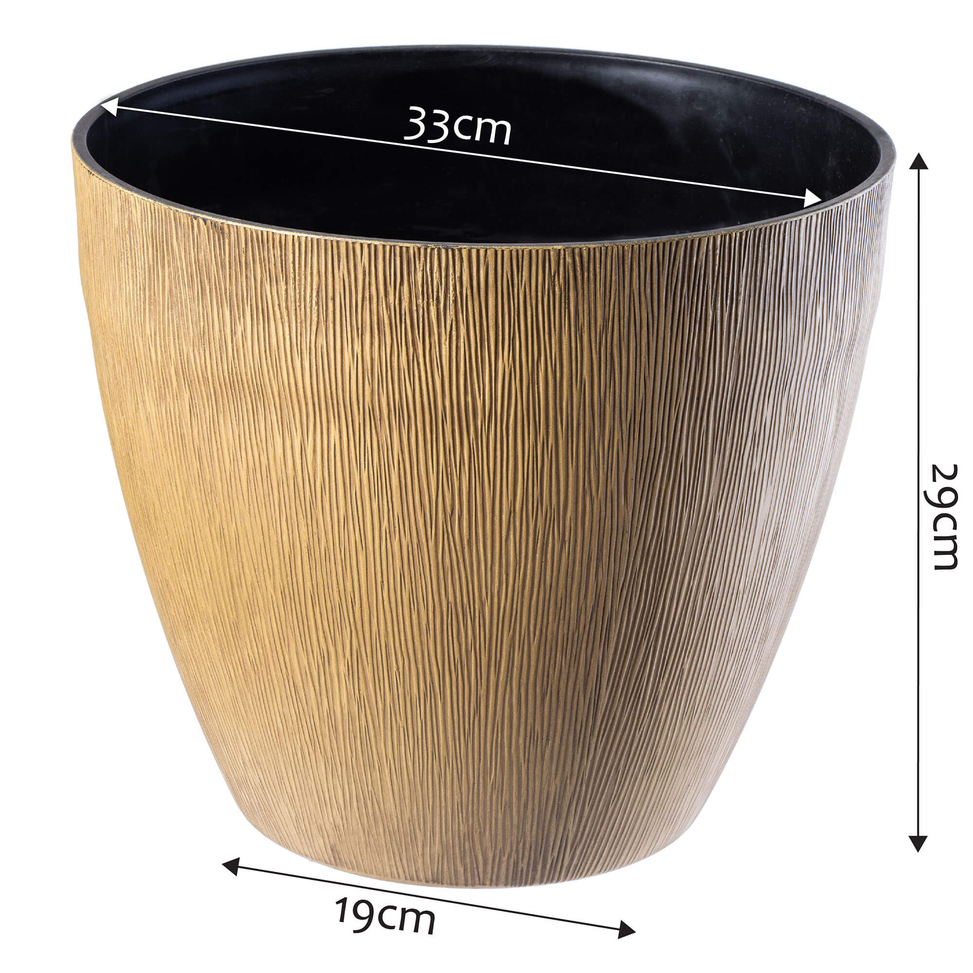 Donica na rośliny 33 cm, bambus