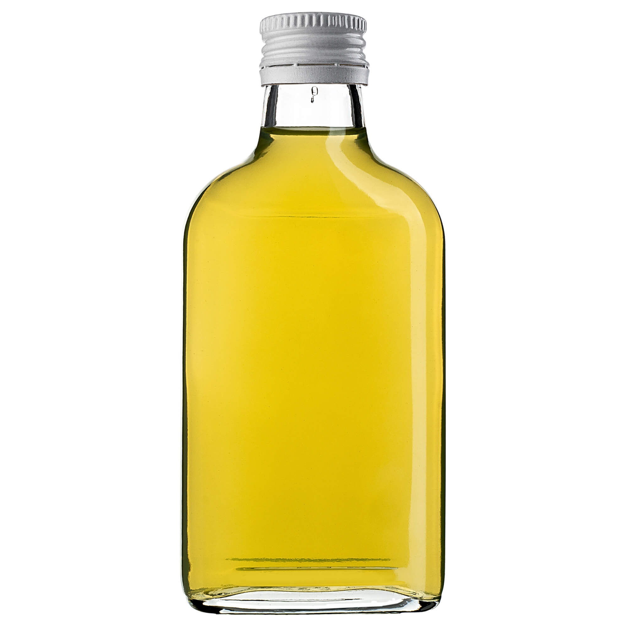 Butelka piersiówka Viane 200ml z białą zakrętką 5 szt.