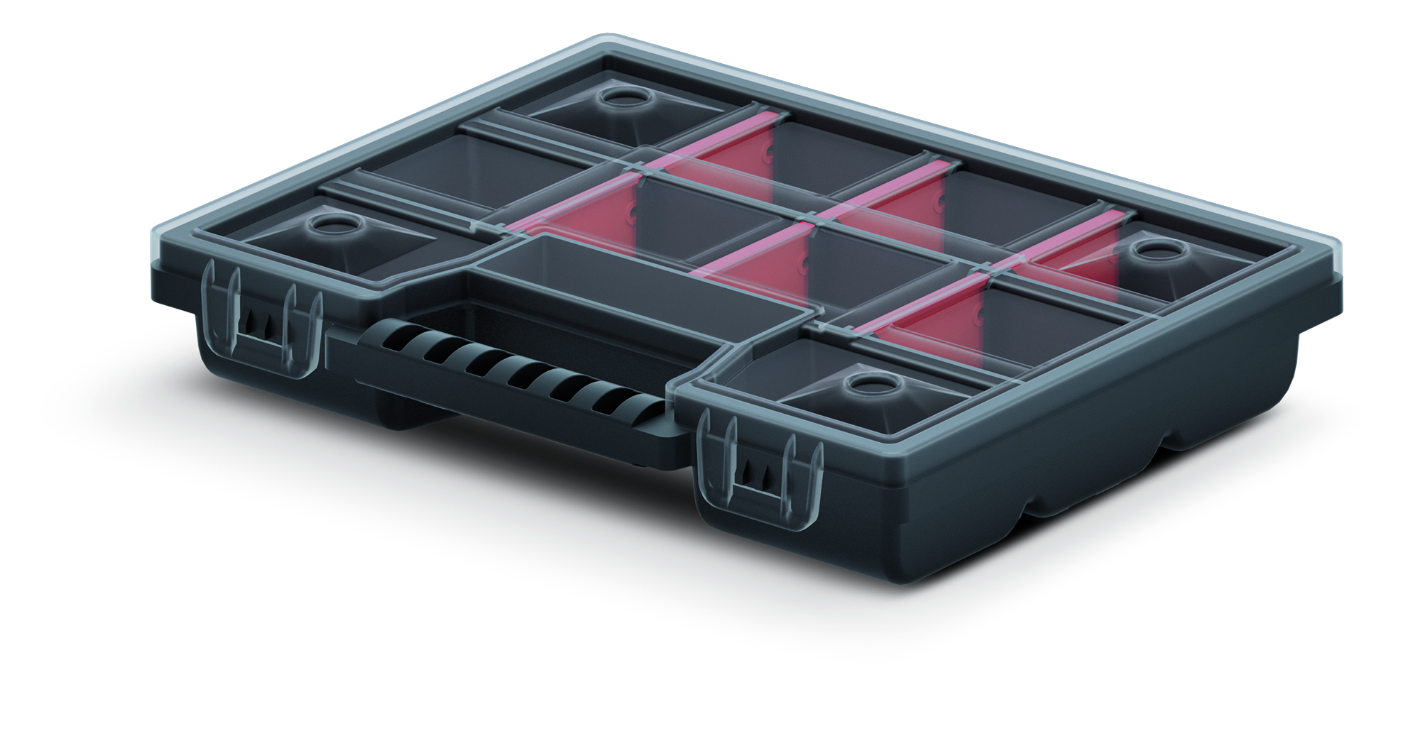 KISTENBERG Organizer narzędziowy Nor 20 niski S - KNO20154 - czarny