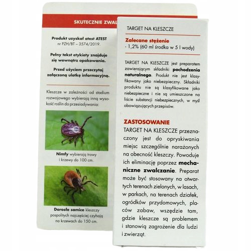 Preparat na kleszcze 60 ml Target