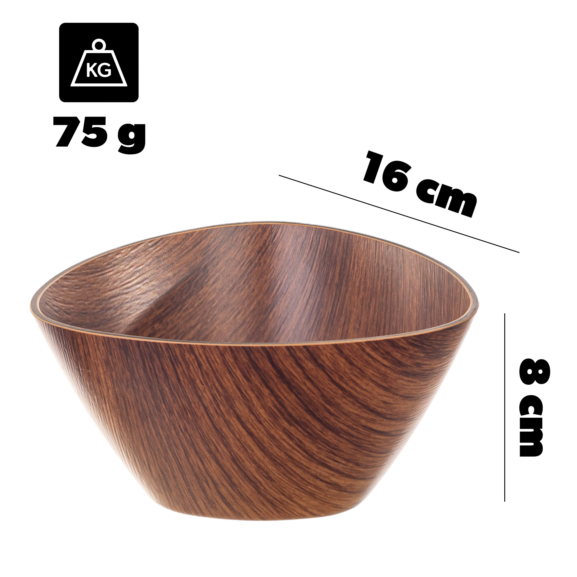 Salaterka trójkątna Capelle 16cm
