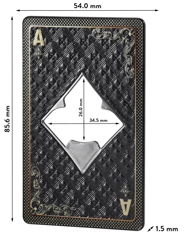 Otwieracz do butelek Contes 8 cm karo