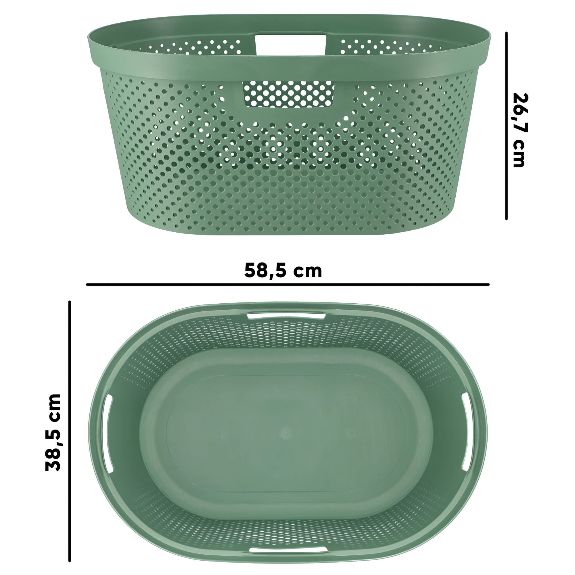 Pojemnik na bieliznę Curver Infinity 40L zielony