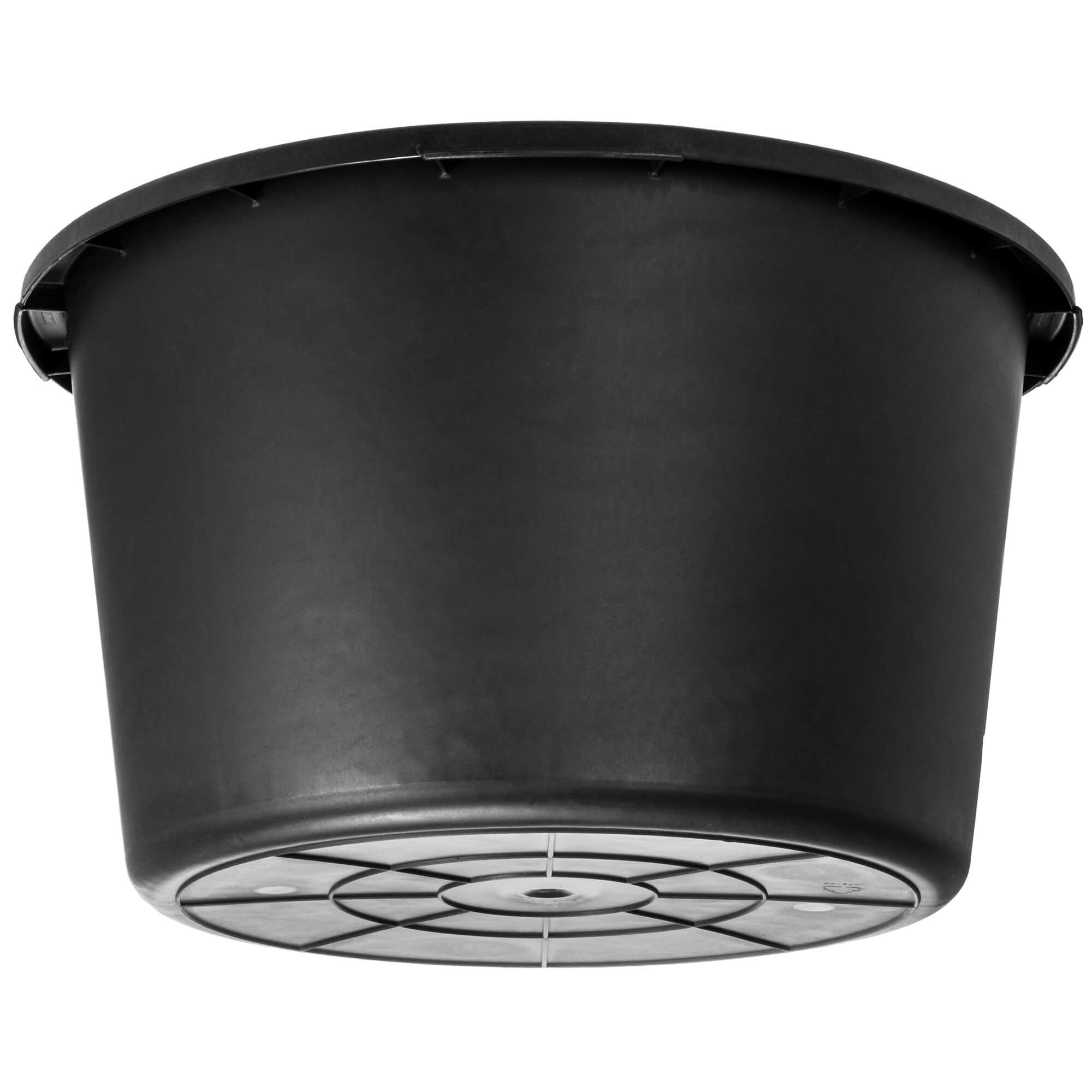Kastra budowlana okrągła 40L, czarna