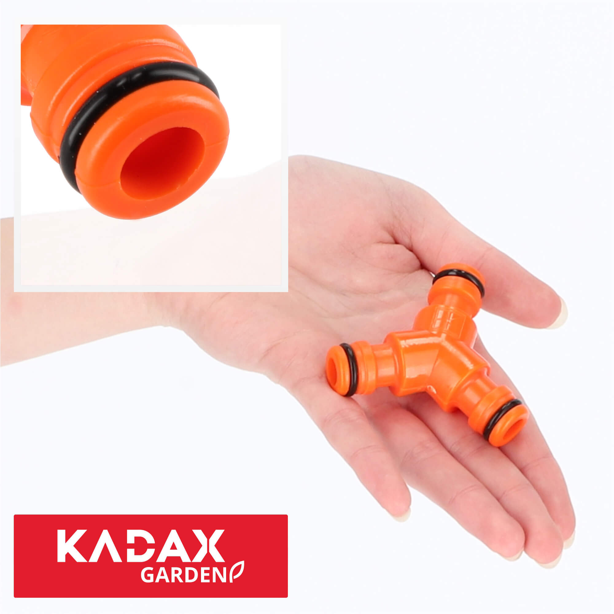 Trójnik do szybkozłączek Hakio 6 x 2 cm