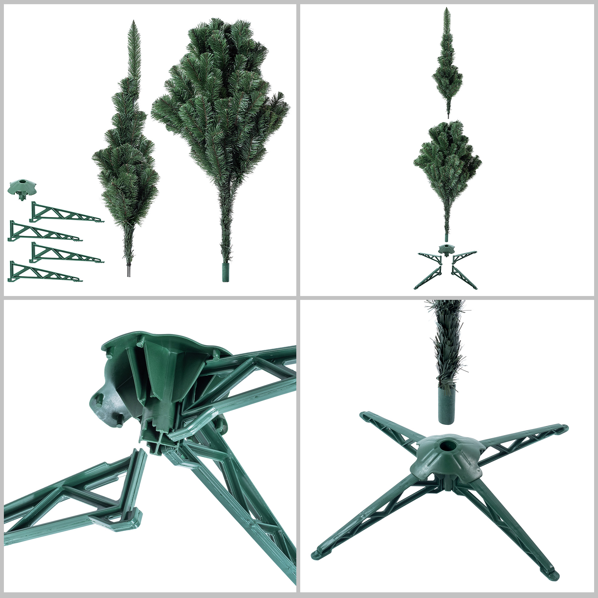 Choinka sztuczna z podstawką Jodła 155 cm