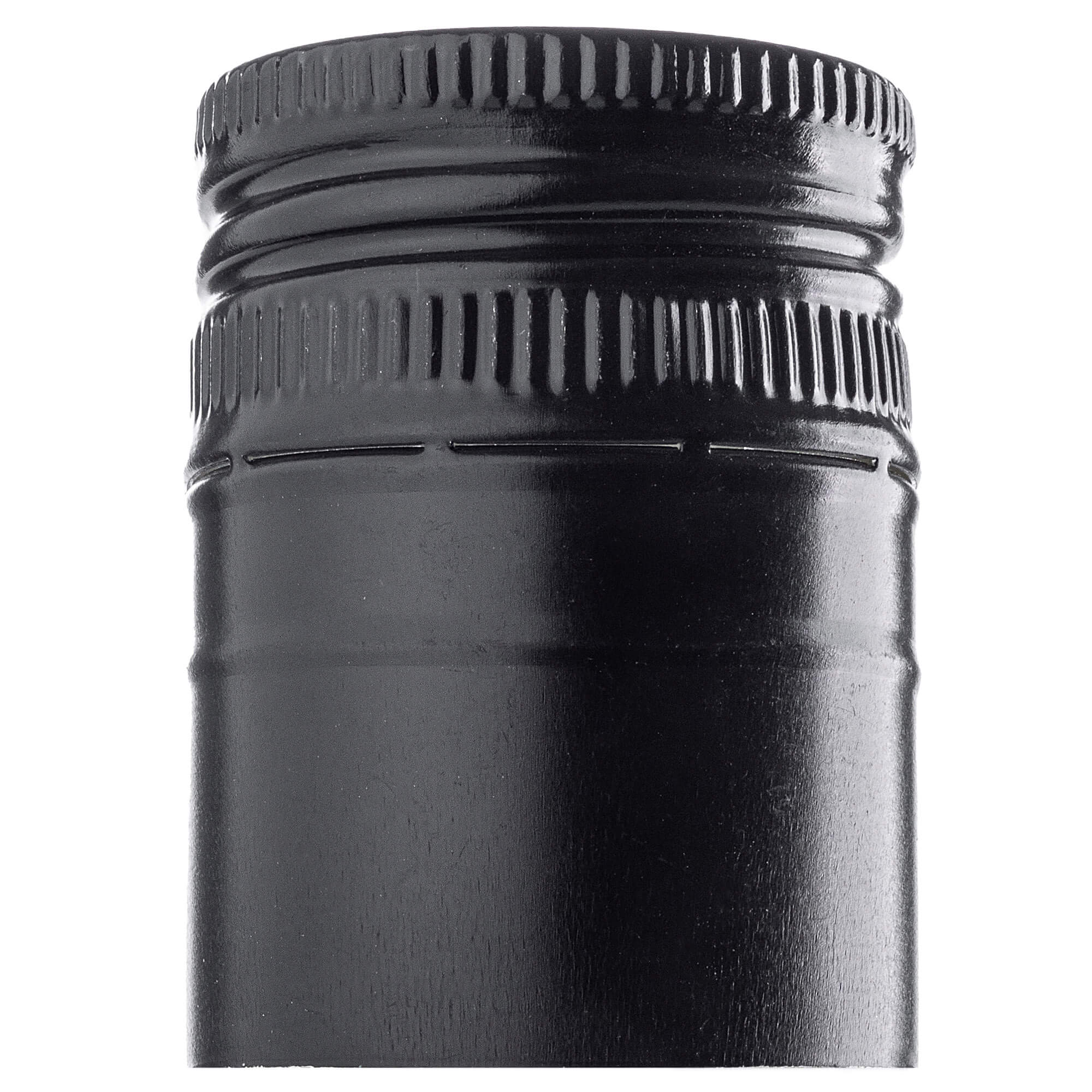 Aluminiowa zakrętka do butelek Annot fi 30mm długa czarna 100 szt.