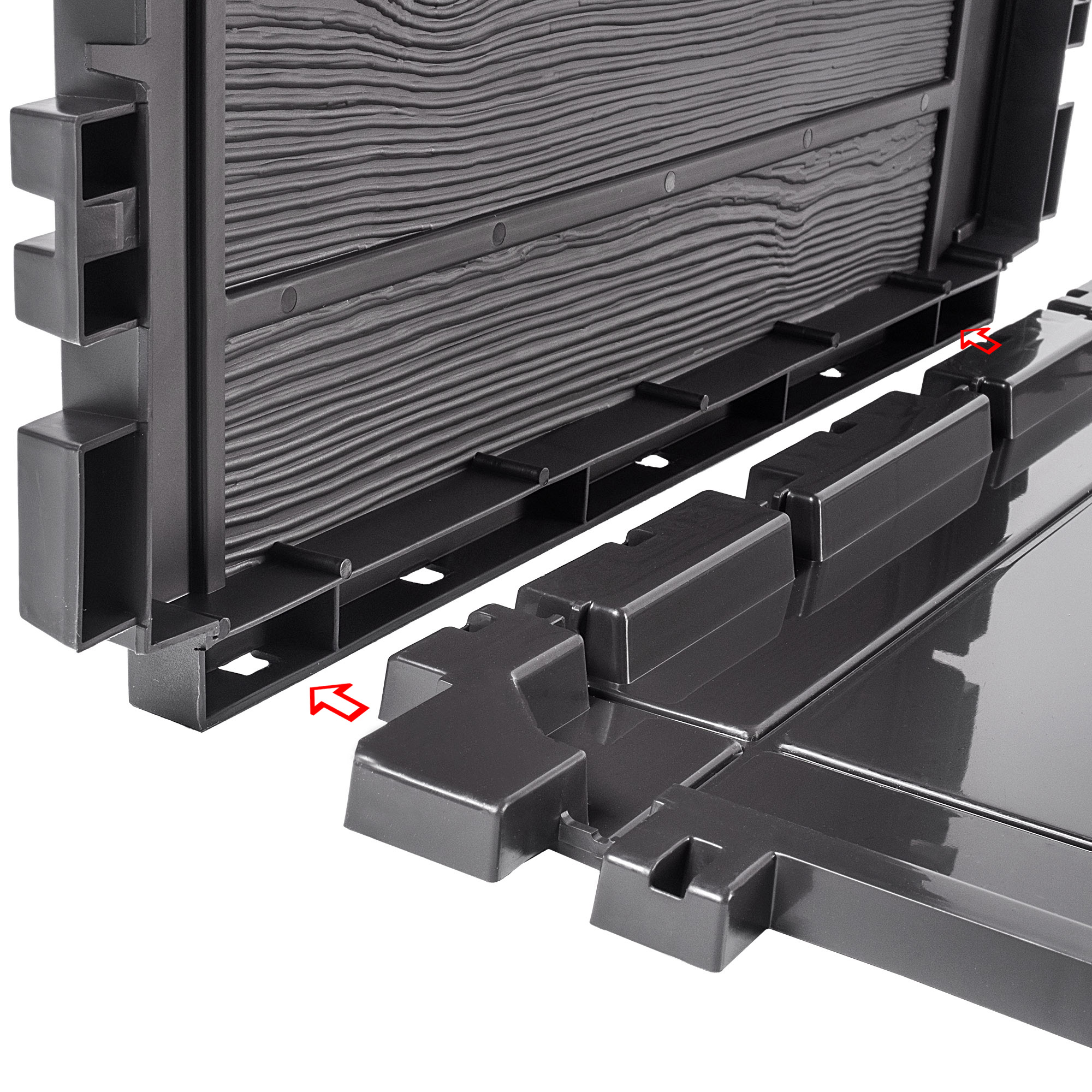 Skrzynia ogrodowa Grewena 140L, ciemny brąz