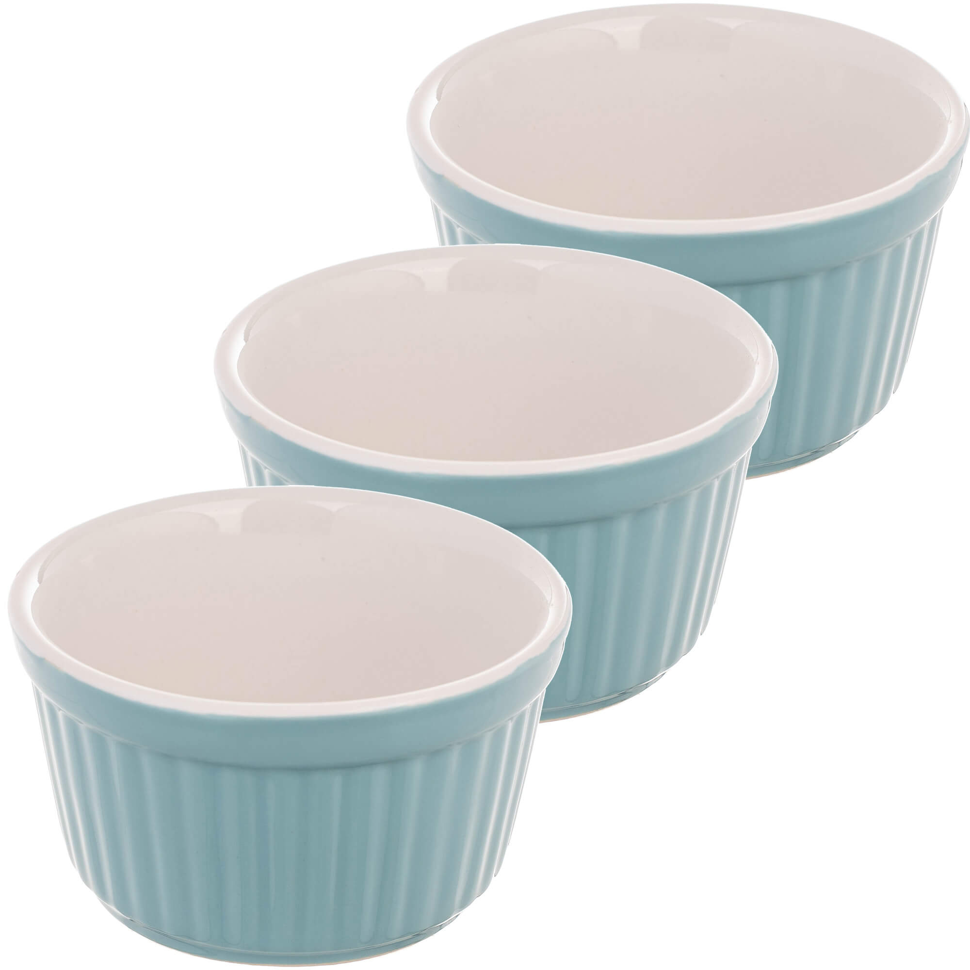 Naczynie ceramiczne do zapiekania Maes 9 x 5 cm miętowe 3 szt.