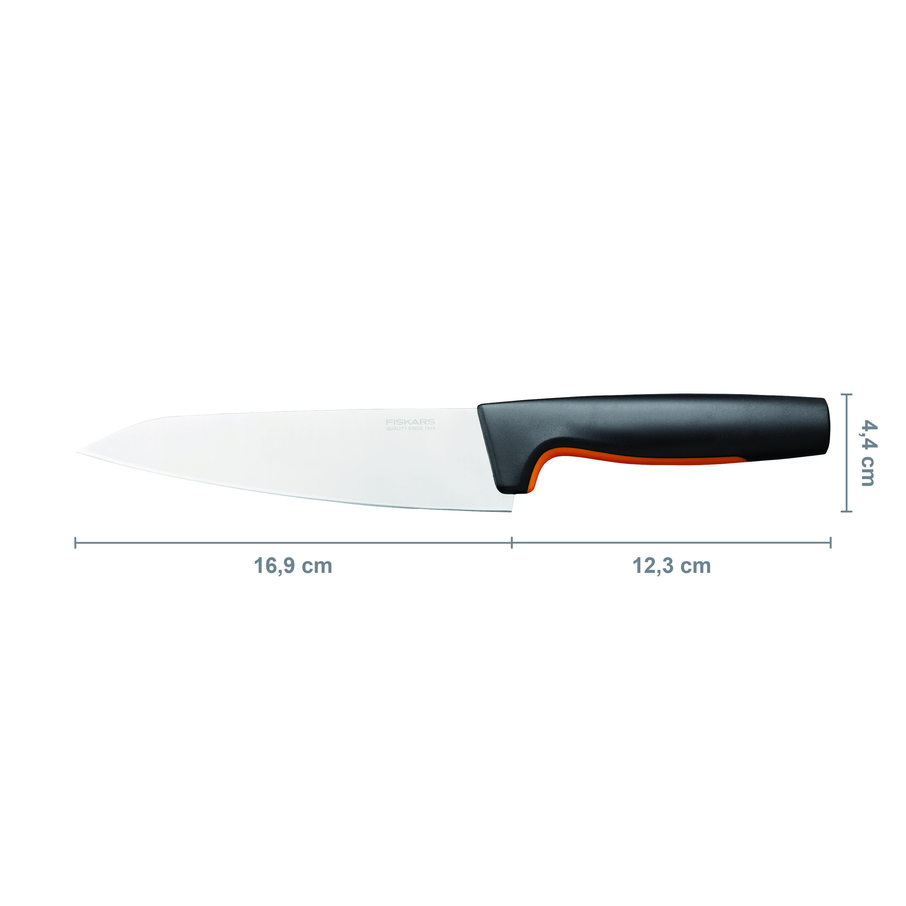 Fiskars 1057535 FF Nóż szefa kuchni średni 17 cm