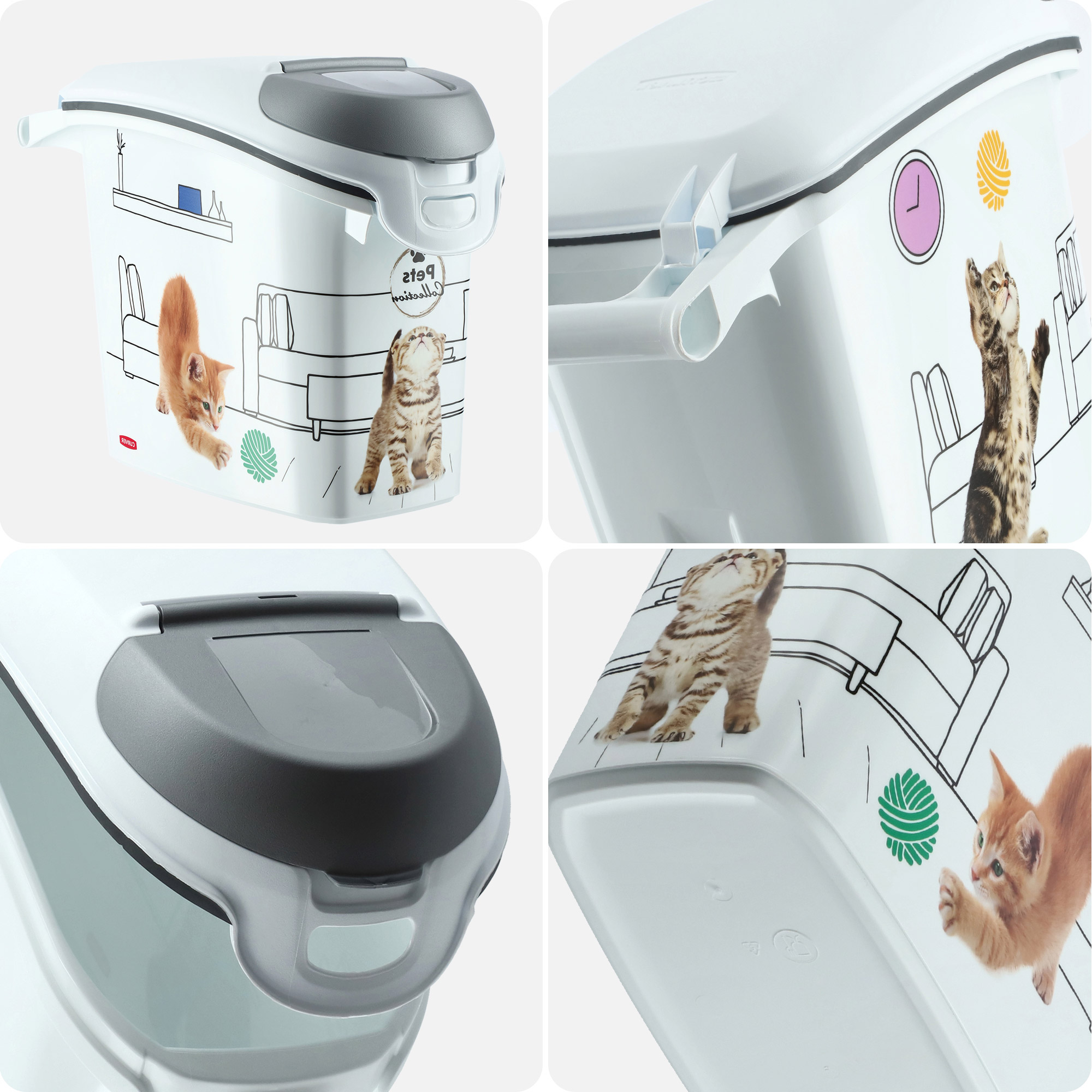 Pojemnik na karmę dla kota Curver Pet Life 15L