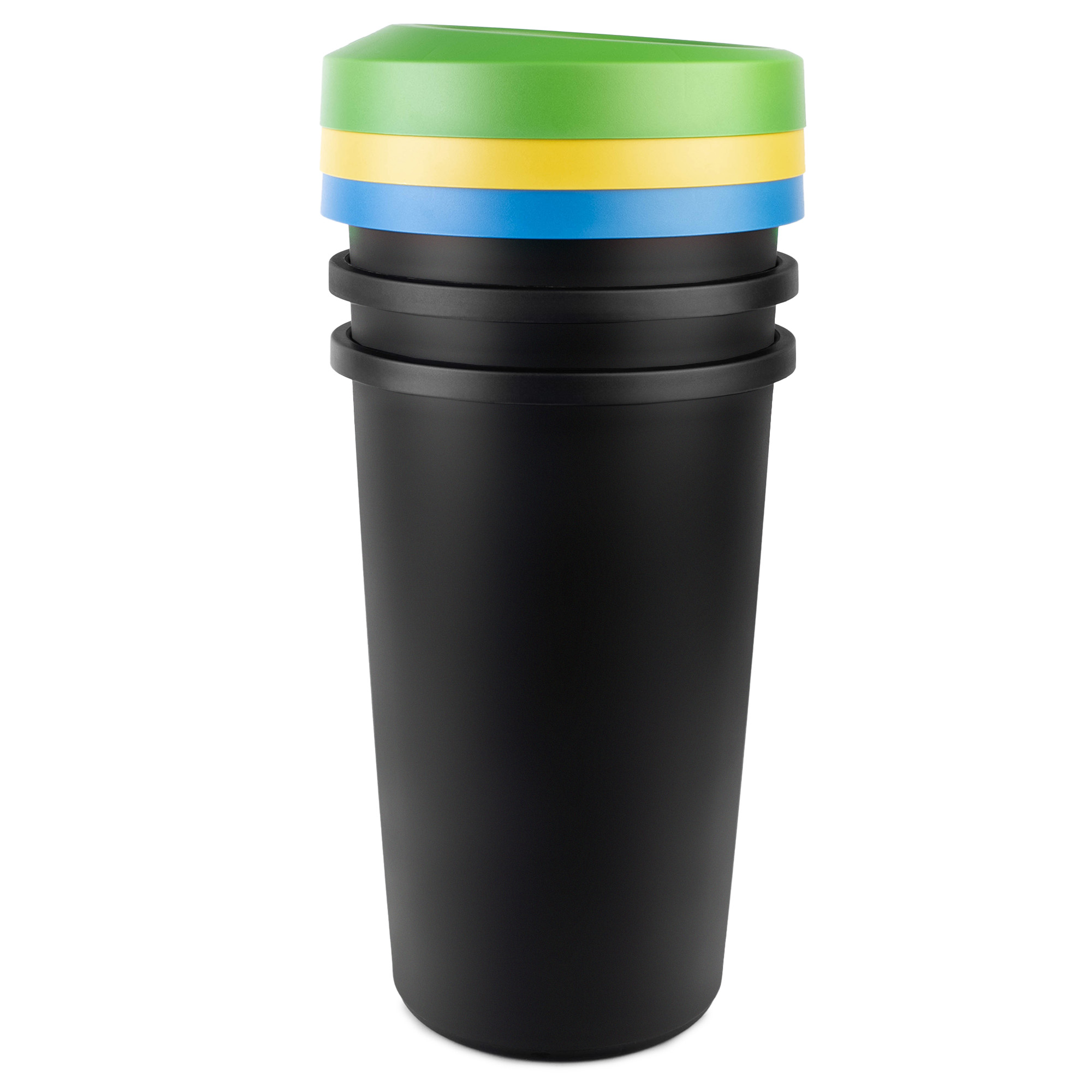 Kosz na śmieci Givry 3 x 45 L czarny