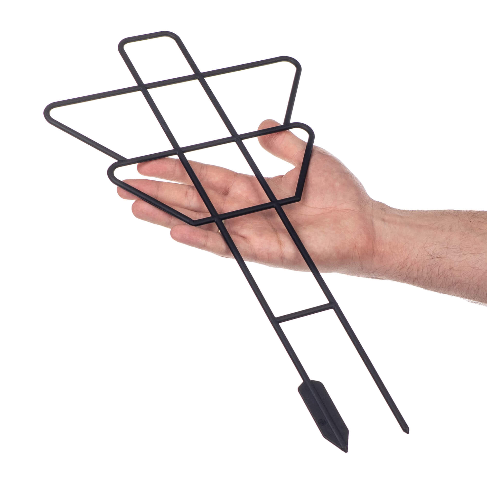 Podpórki do roślin Cerreto geometryczne 43 cm czarne