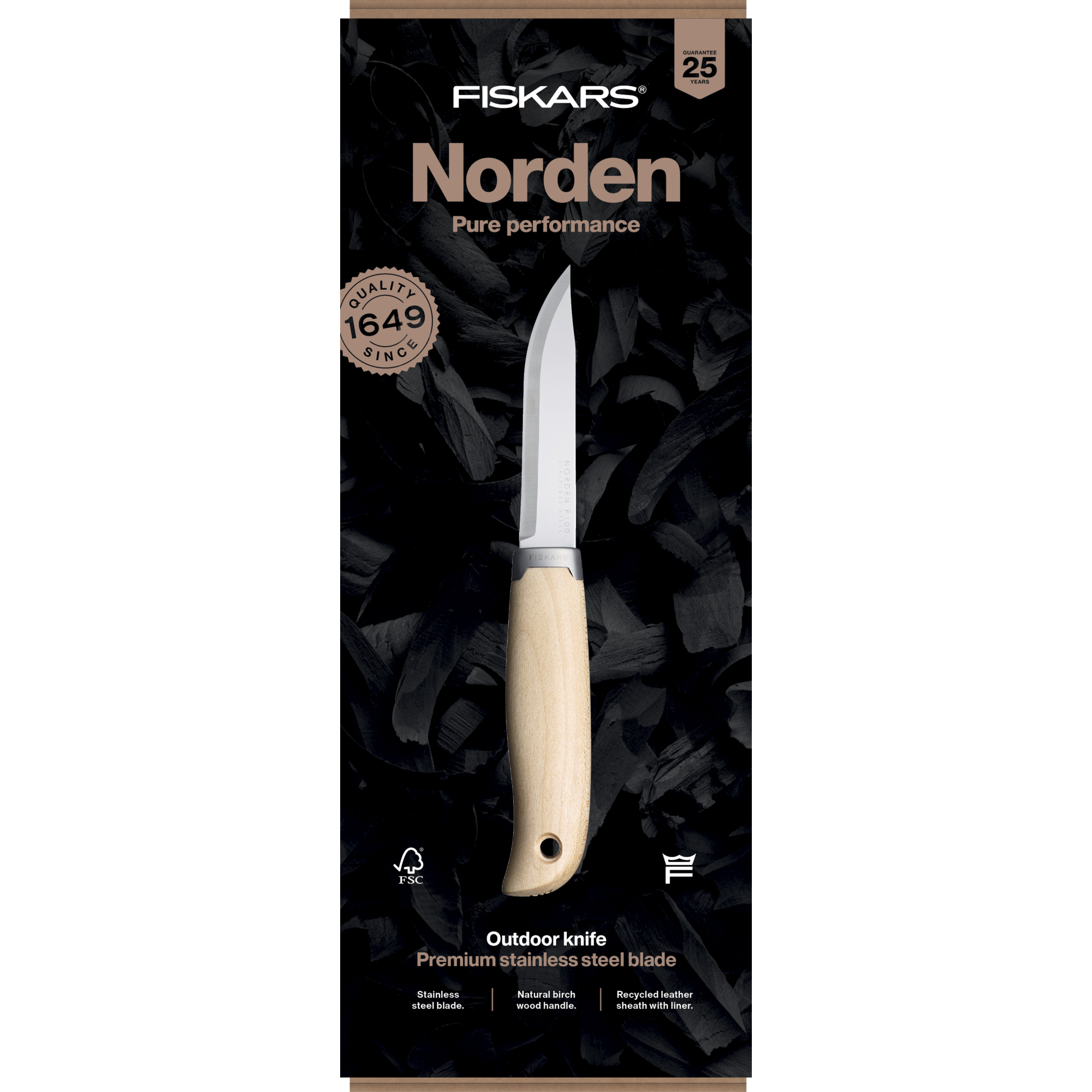 Fiskars 1072090 Norden Nóż outdoorowy
