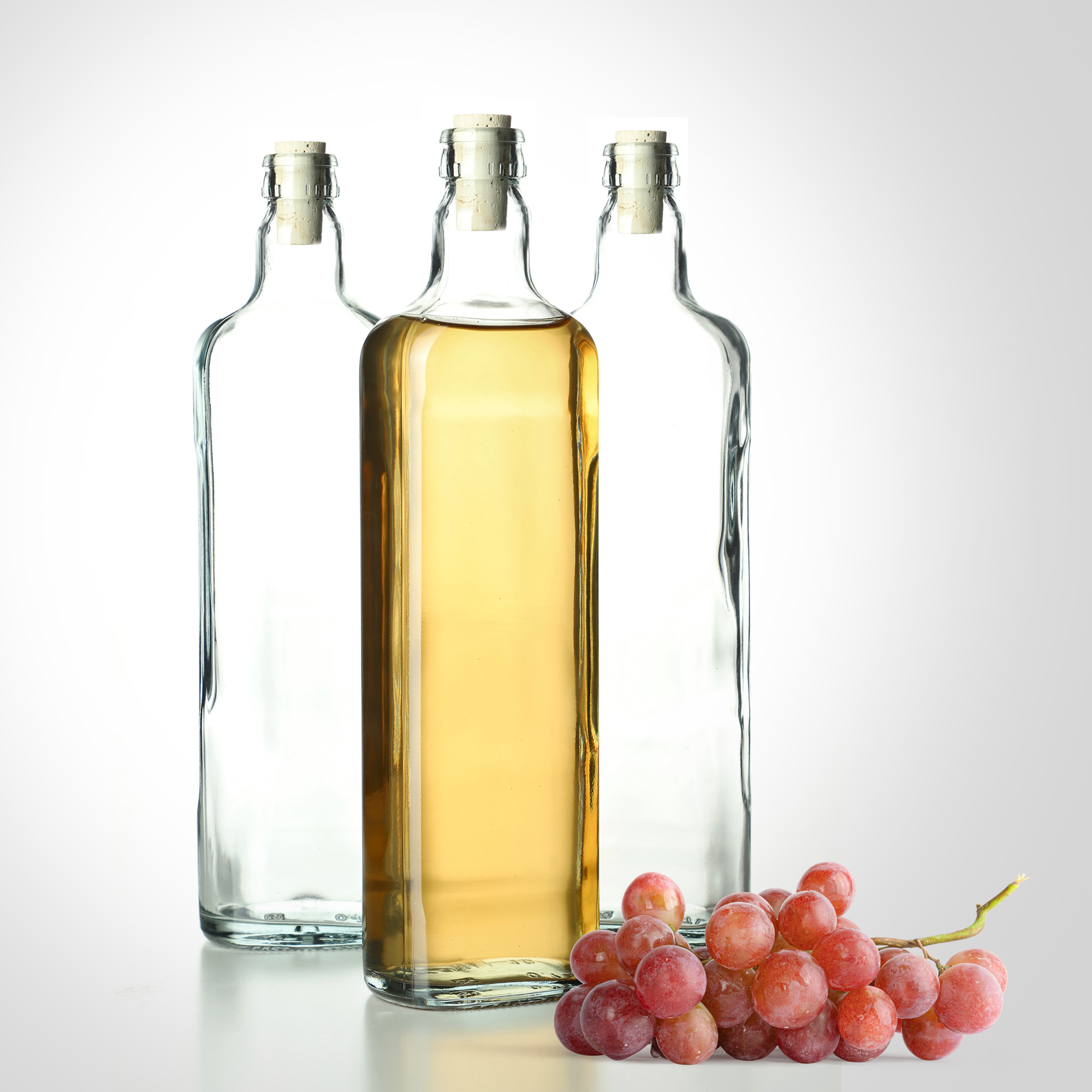 Butelka z korkiem Rotzo 0,7L z korkiem fi21, 8 szt.