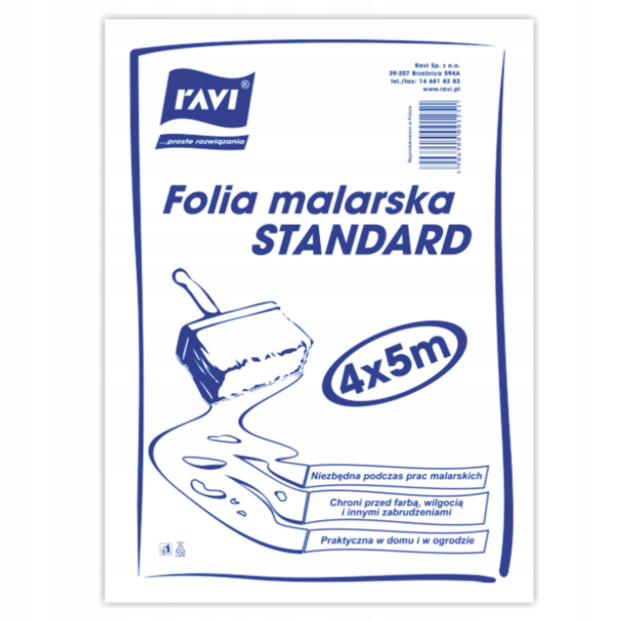 Folia malarska Standard Ravi 4 x 5 m