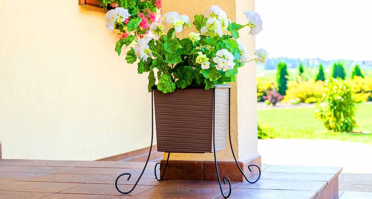 Stojak na donicę 40 x 46 cm, metalowy