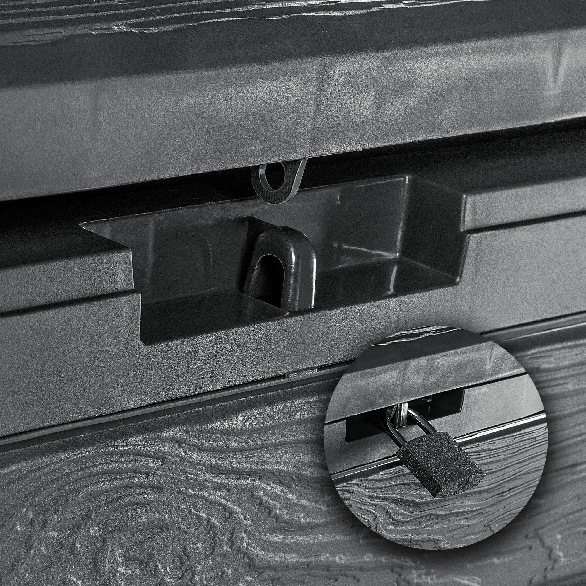 Skrzynia ogrodowa Grewena 280L, antracyt