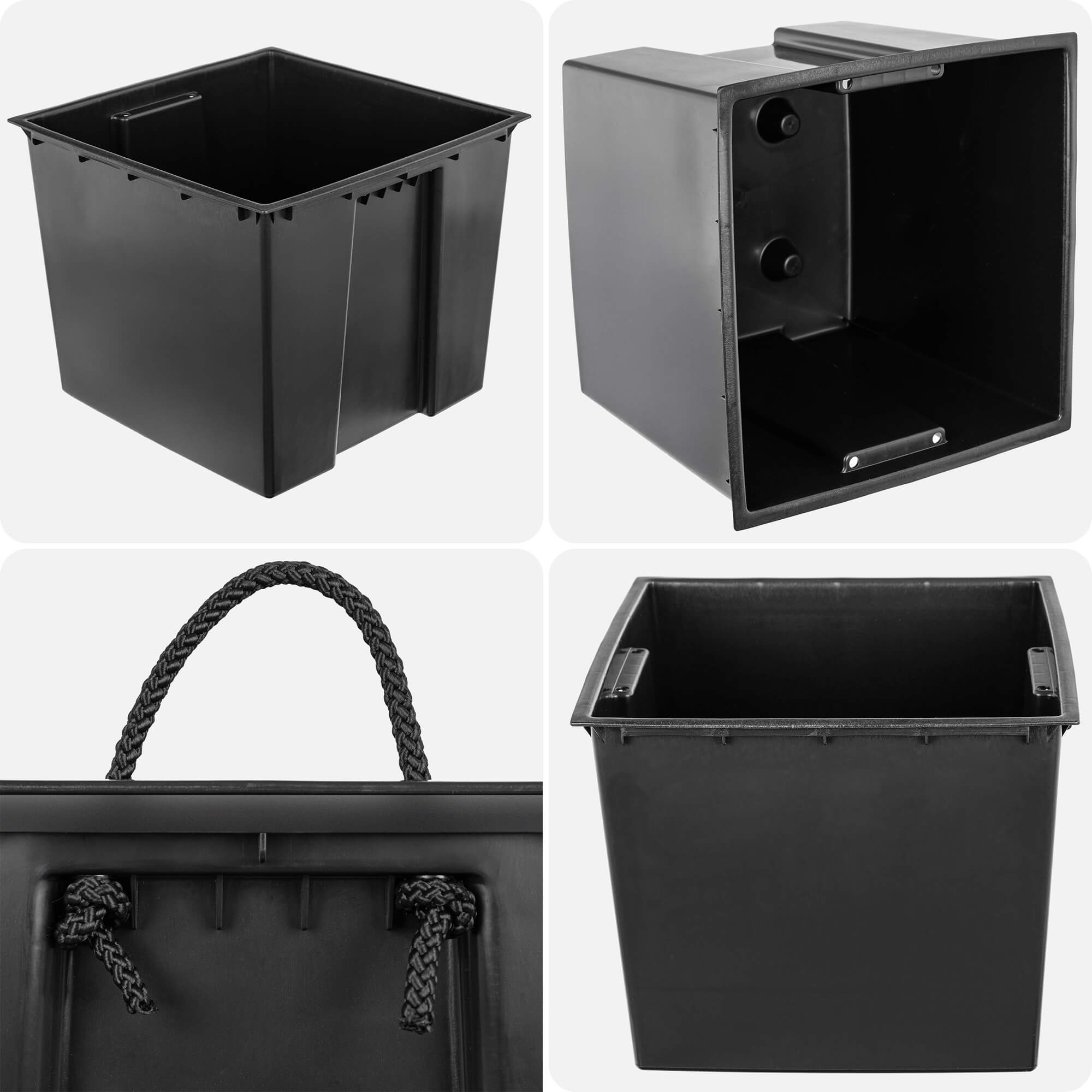 Wkład do doniczki Roisel 34.5 x 34.5 cm kwadratowy