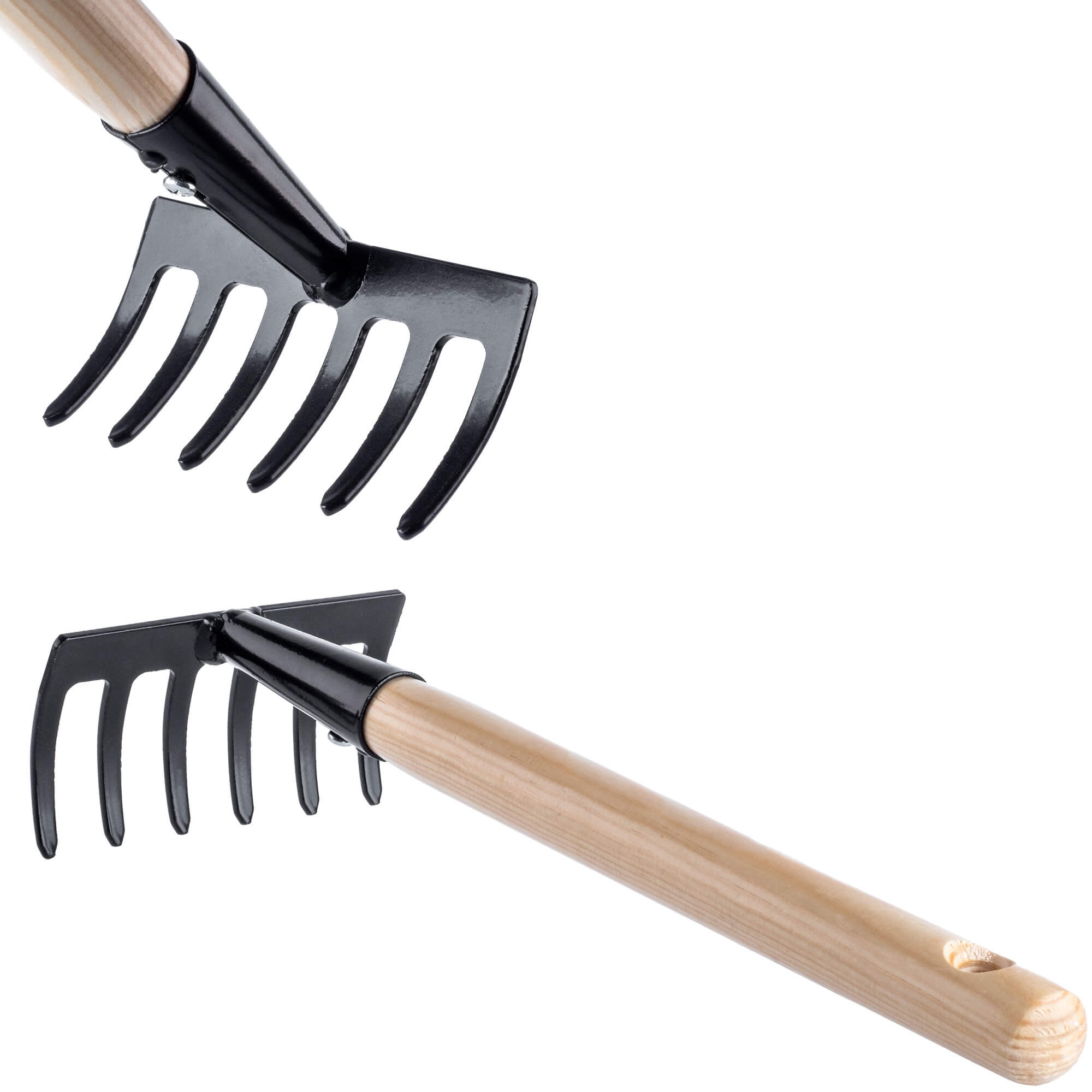 Grabki ogrodowe metalowe Macerine 33 cm, czarne