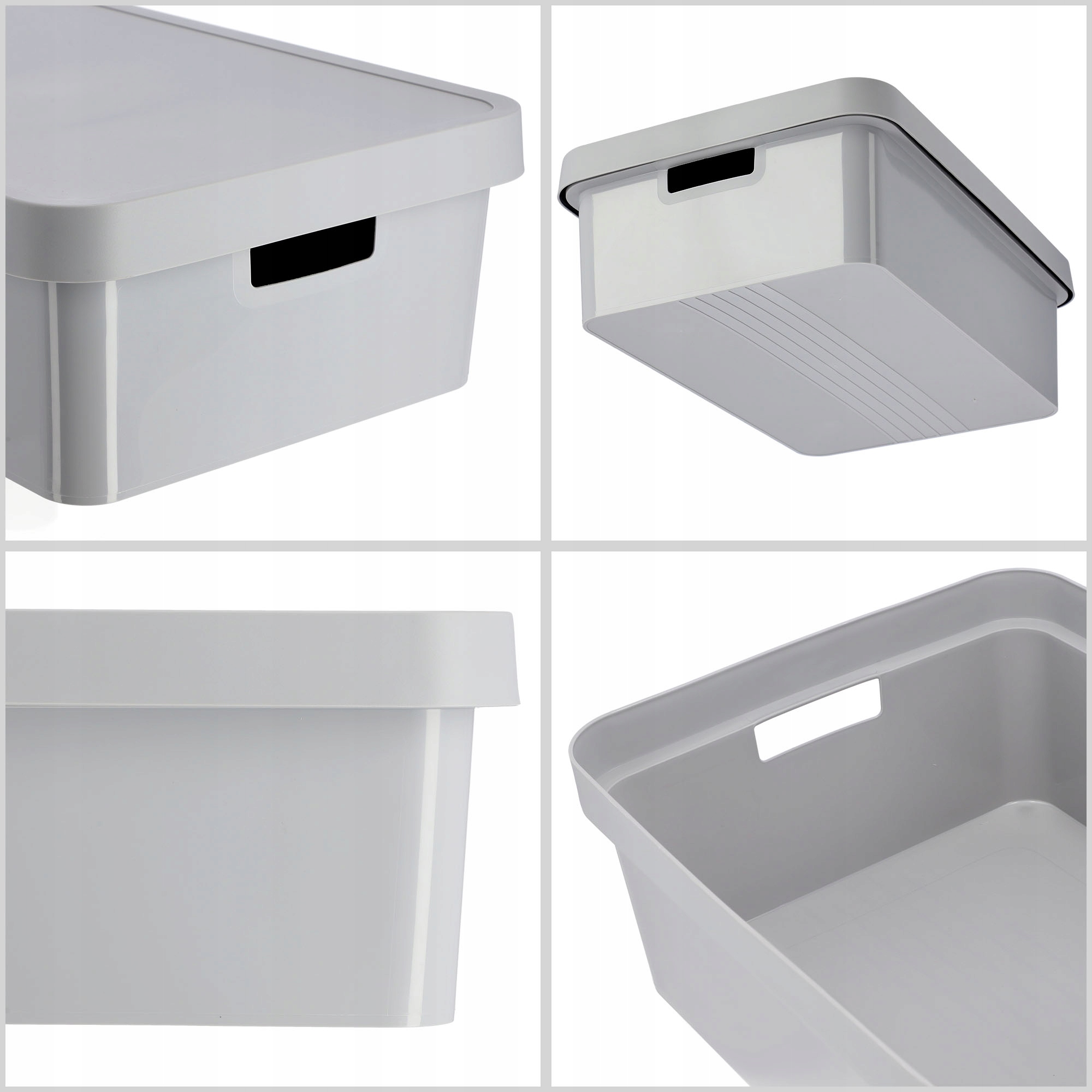 Pudełko do przechowywania Curver 18 x 55 cm, szare