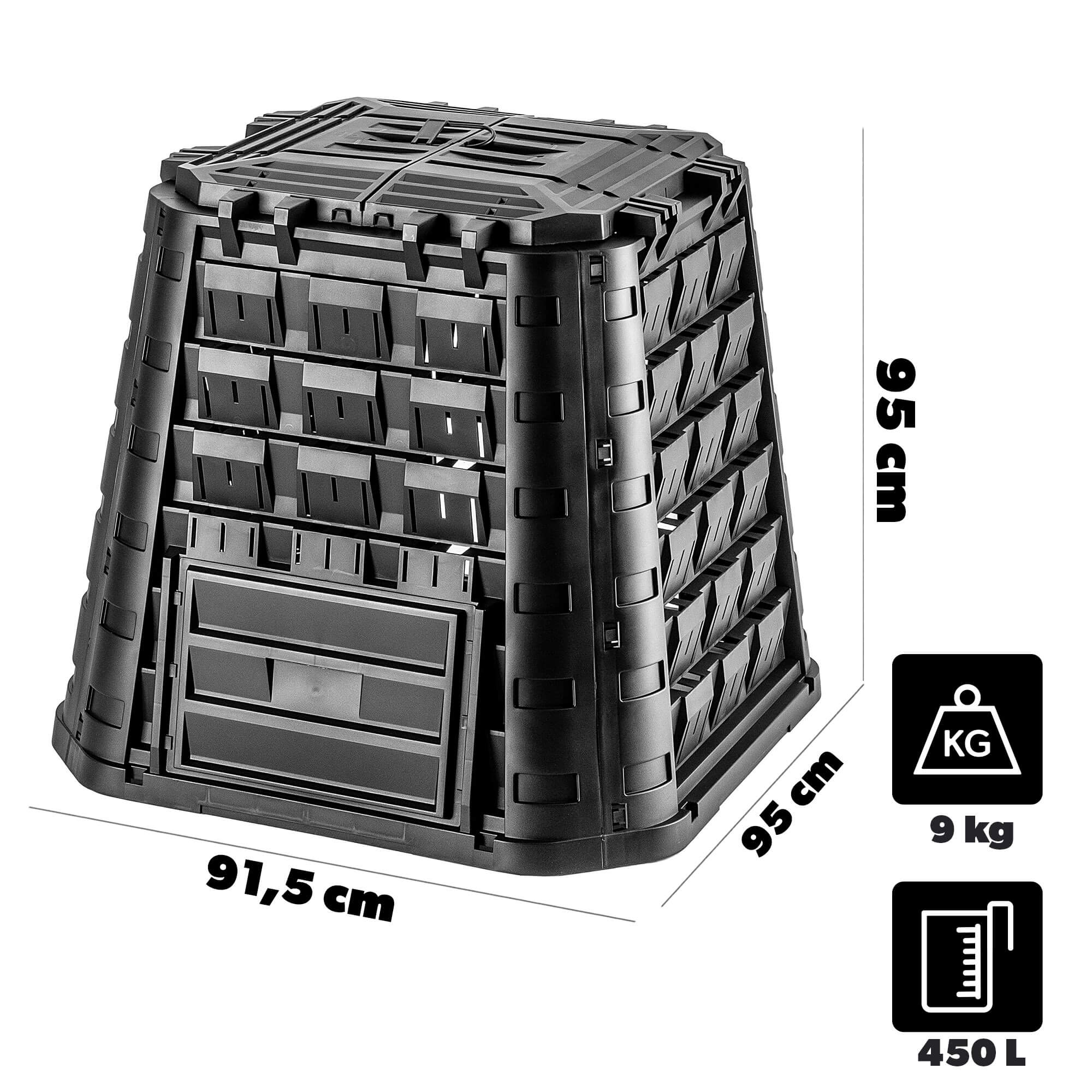 Kompostownik ogrodowy Yutz 450L