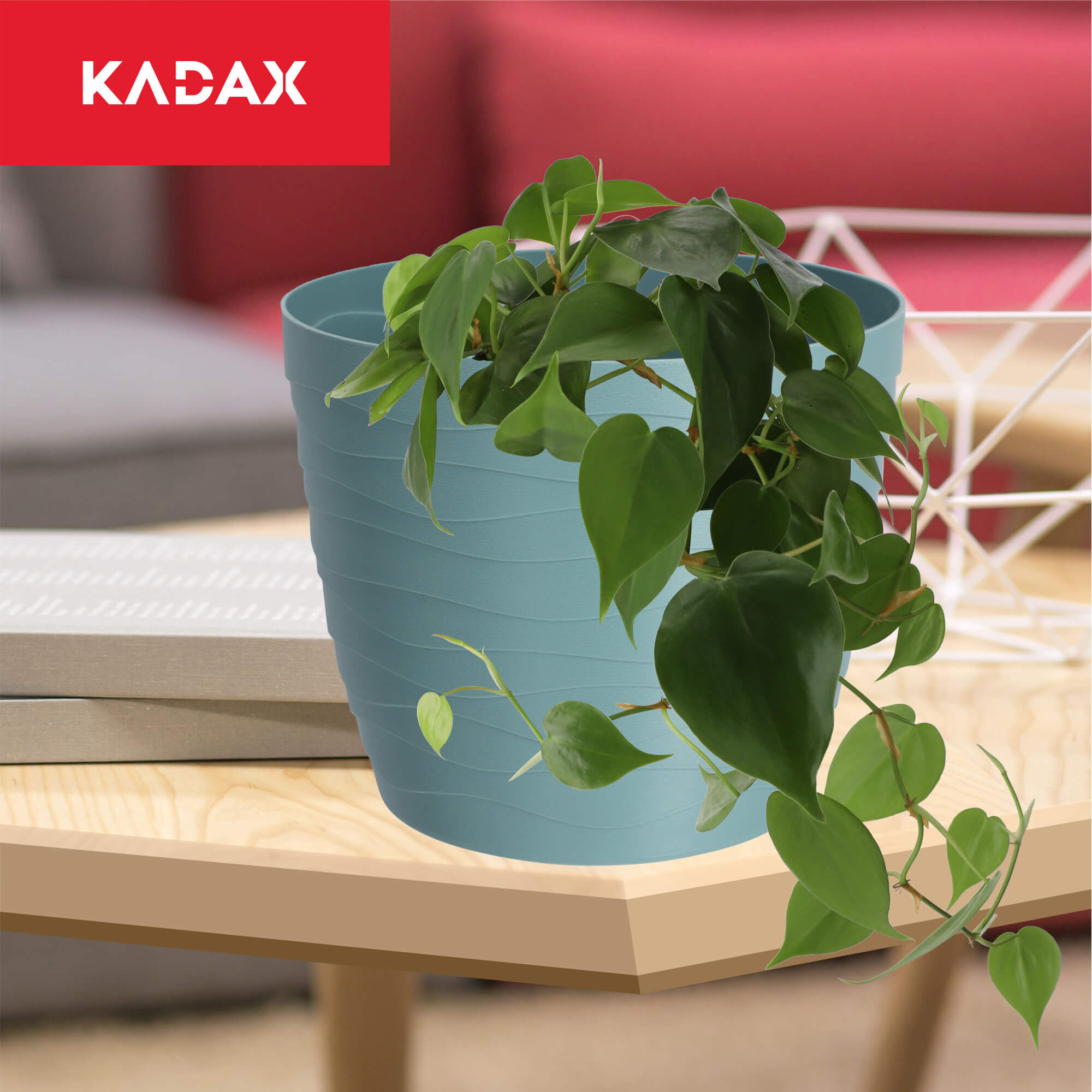 Doniczka okrągła Ufra 19 cm, zielona