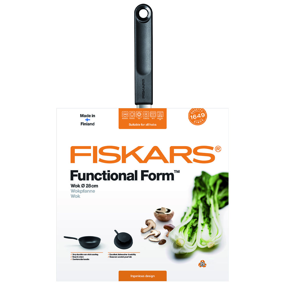 Fiskars 1027705 FF Wok 28 cm