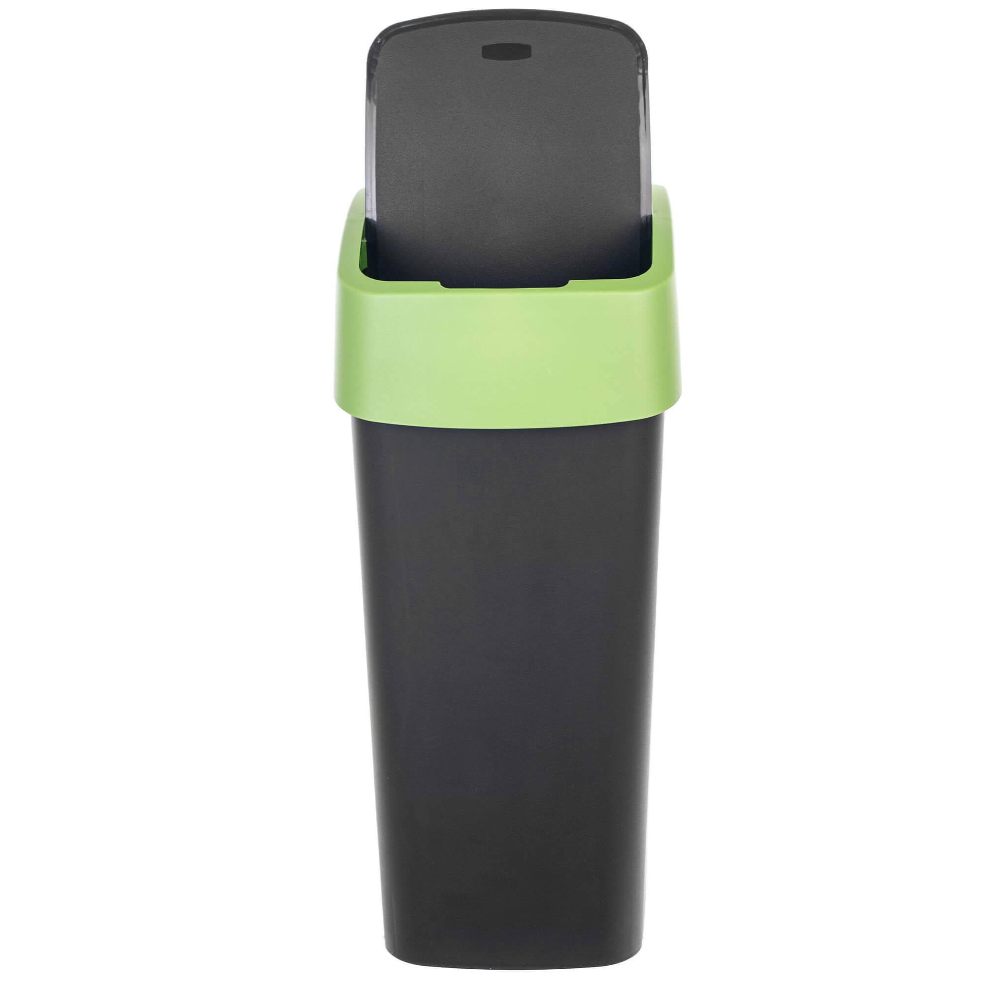 Kosz na śmieci Curver Flip Bin 45L czarno-zielony