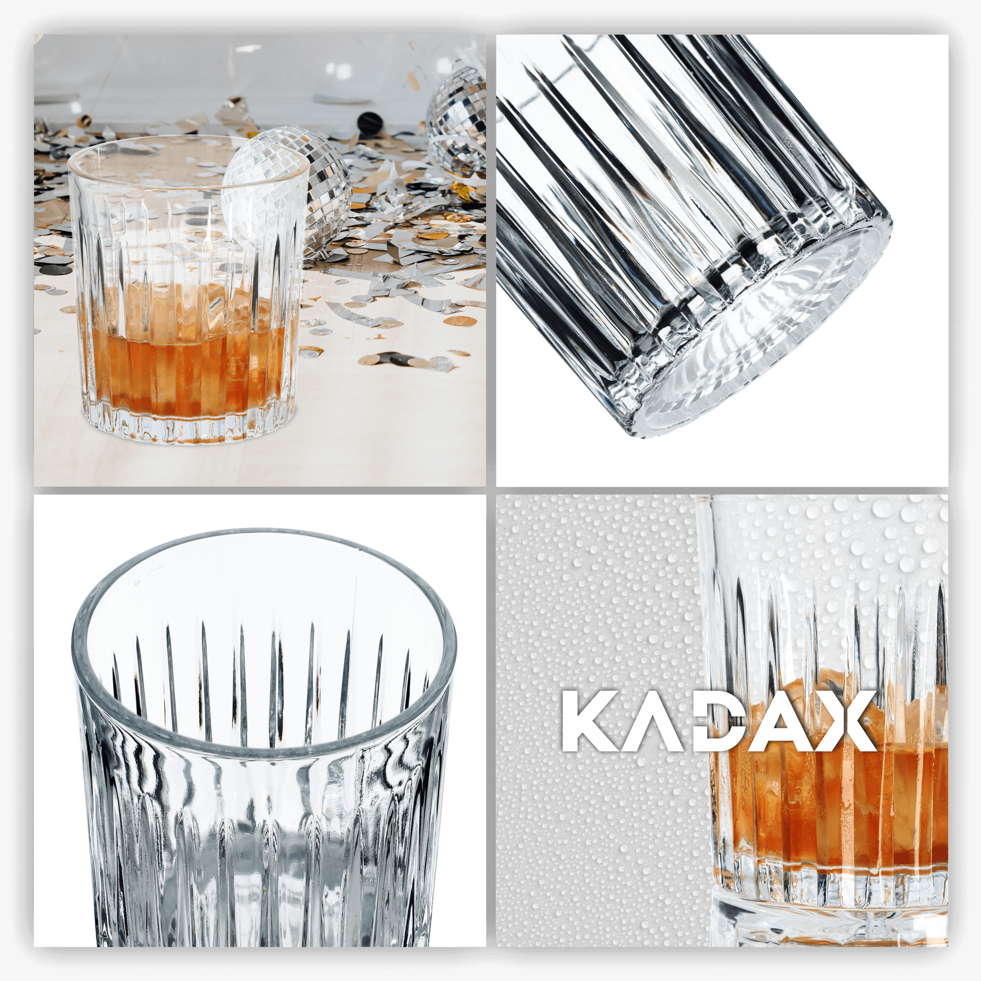 Szklanki do whisky i drinków Bargano 300 ml, 6 szt.