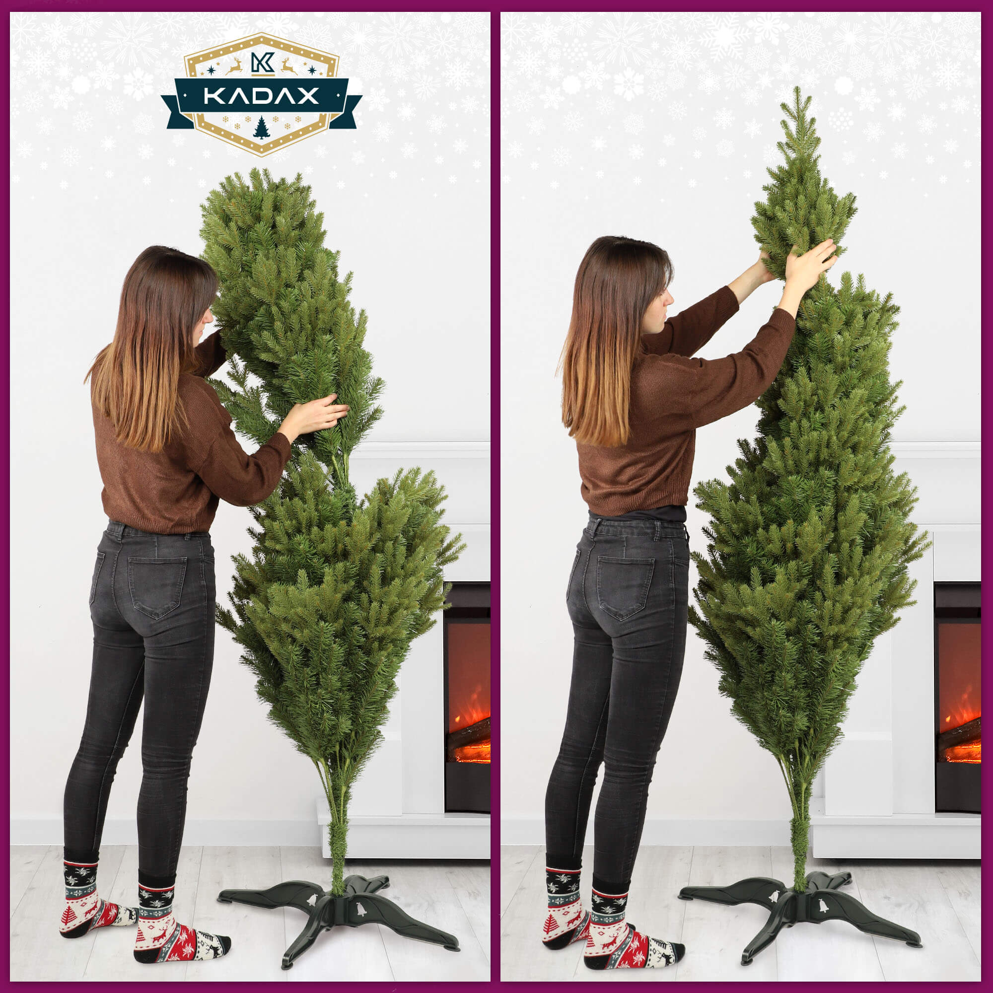 Choinka sztuczna świerk 220 cm