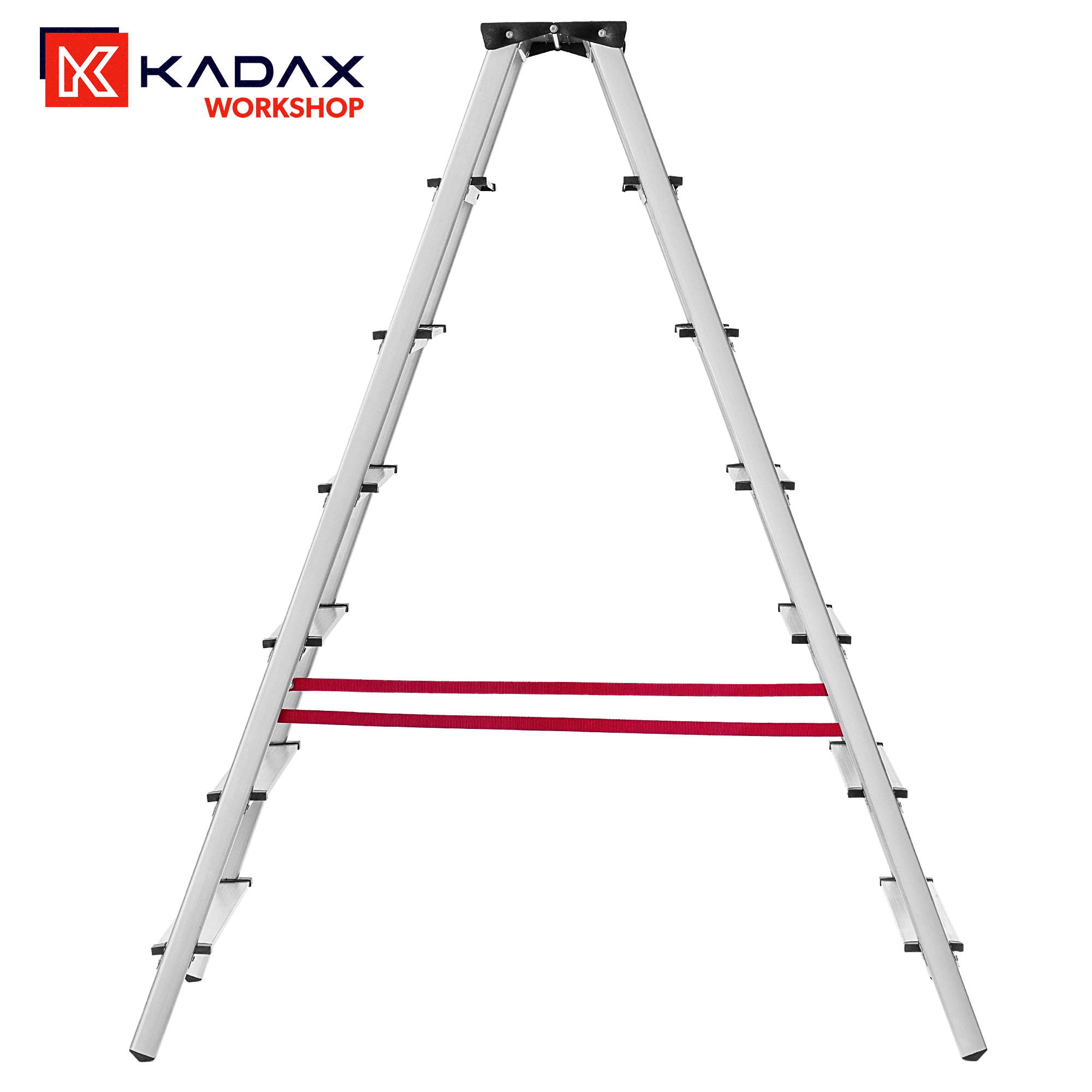 Drabina aluminiowa dwustronna Telti 7 stopni