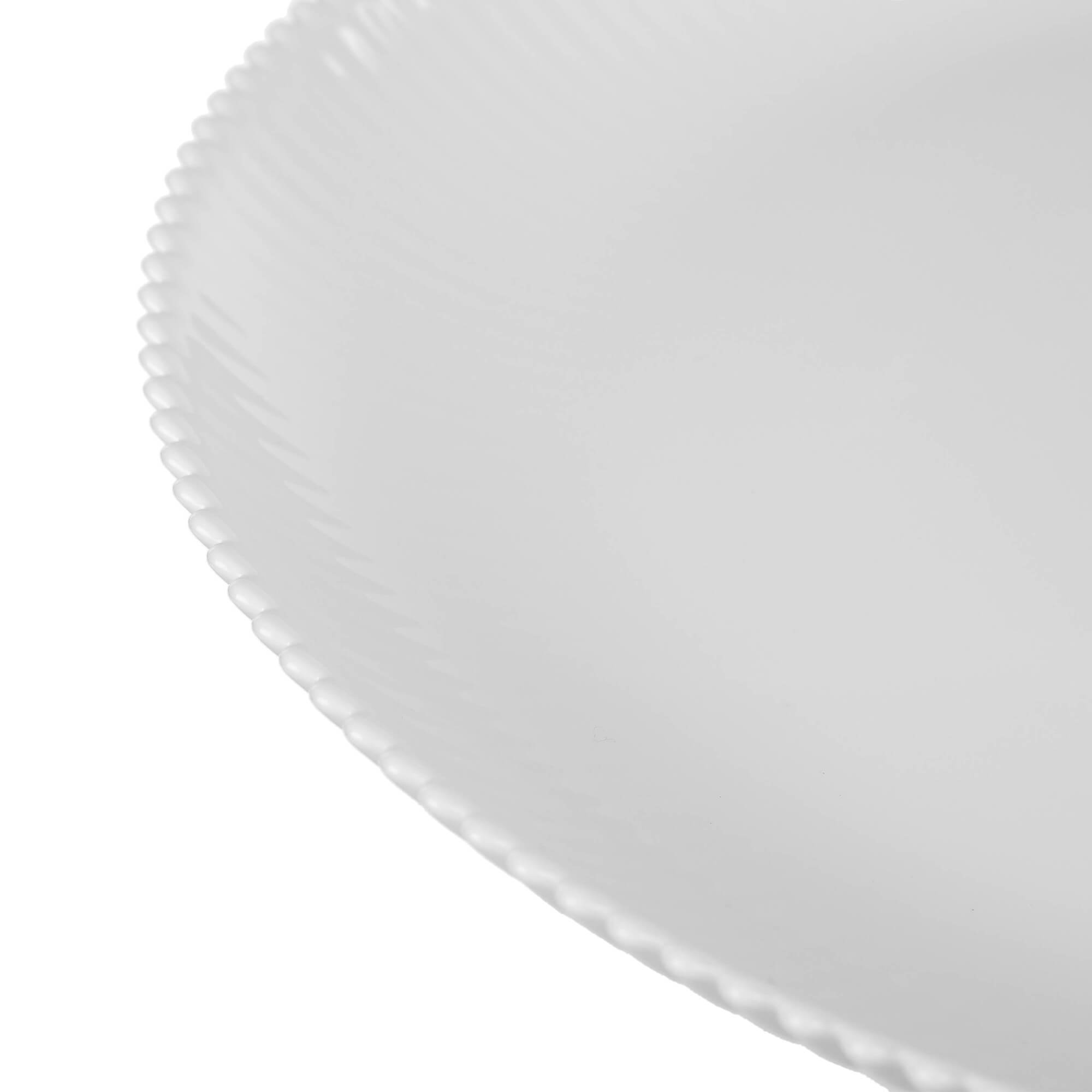 Talerz deserowy Regno 19 cm biały 6 szt.