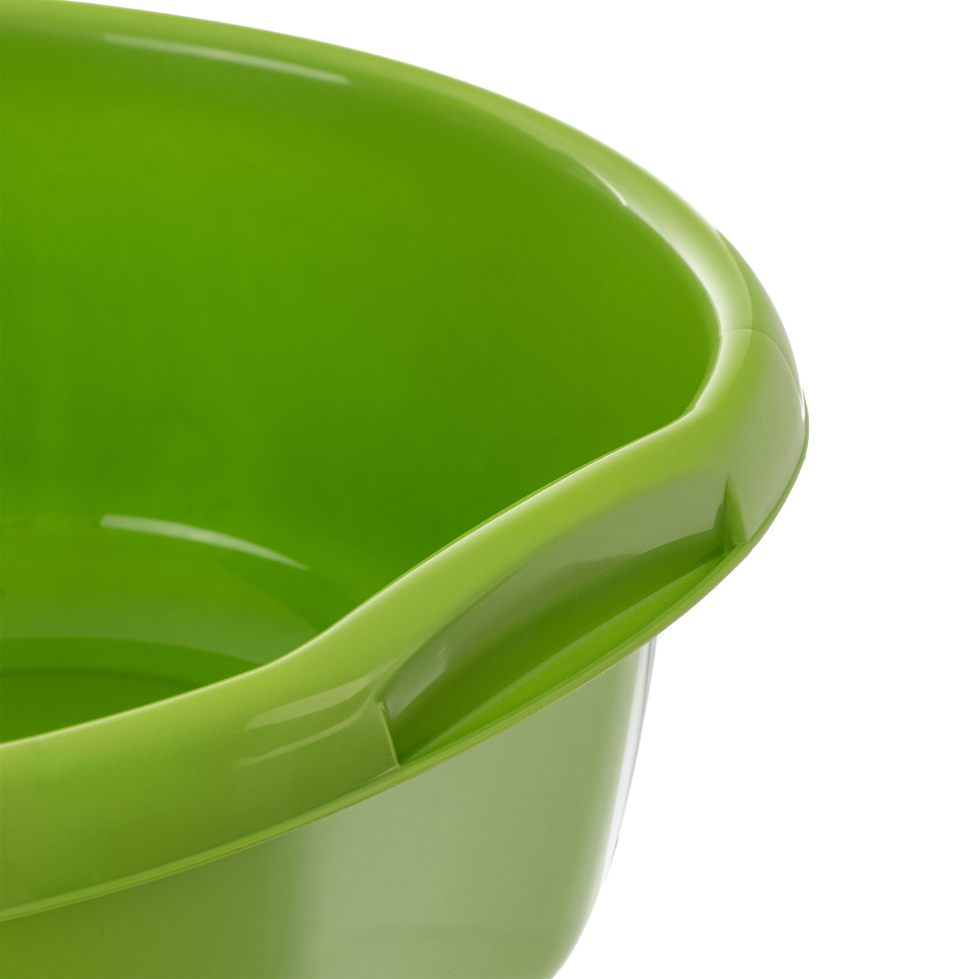 Miednica plastikowa z uchwytami Treix 15L zielona