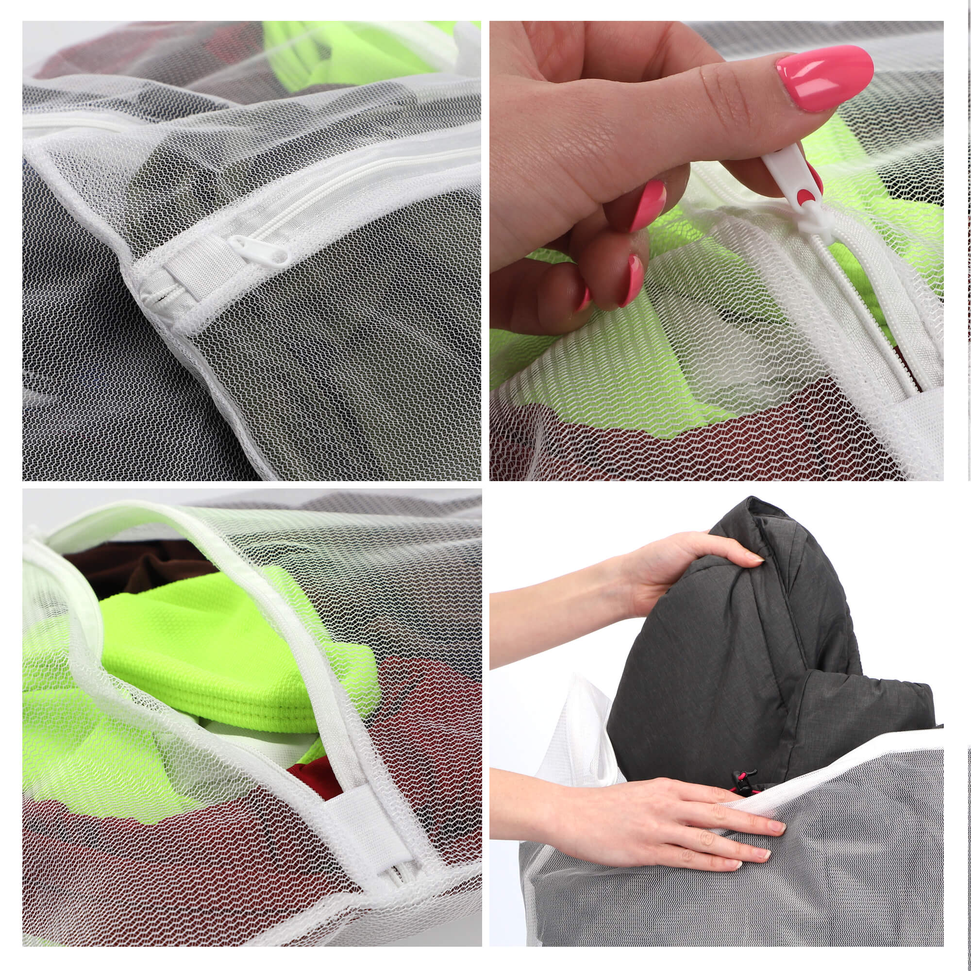 Torebki Decize na pranie ubrań i bielizny 50 x 40 cm, 3 szt.