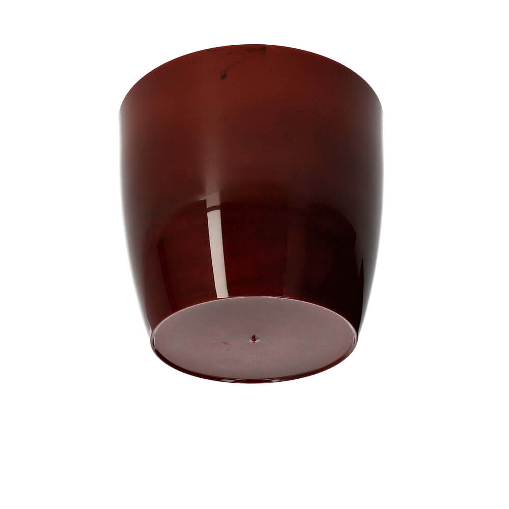 Doniczka na kwiaty Agen 12 cm, czerwony marmur