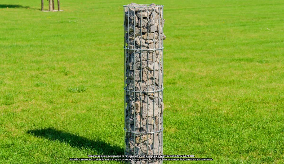 Pergola ogrodowa słup Kanny 120 x 29 cm, srebrna