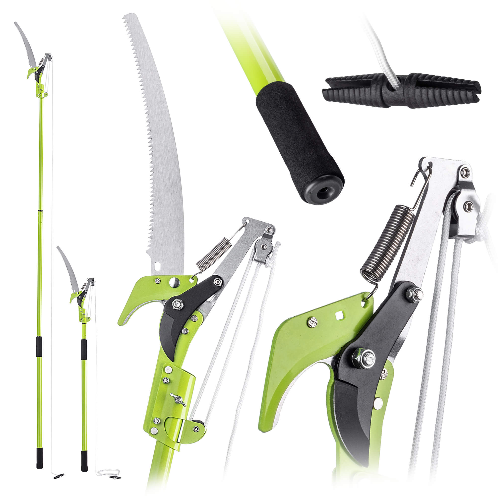 Sekator teleskopowy do drzew Heden 287 cm stalowy