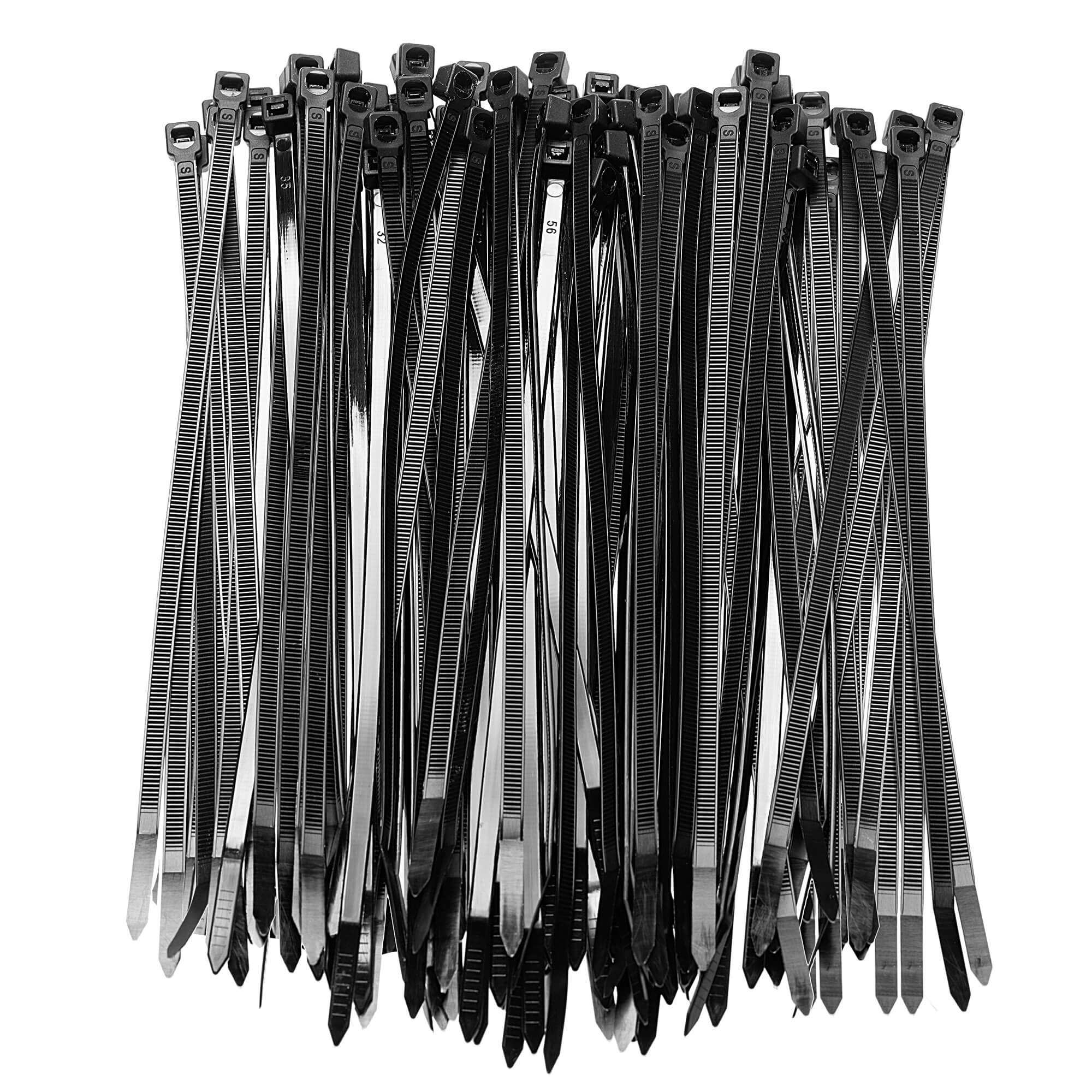 Opaski zaciskowe Maurens 200 x 3.6 mm czarne 500 szt.