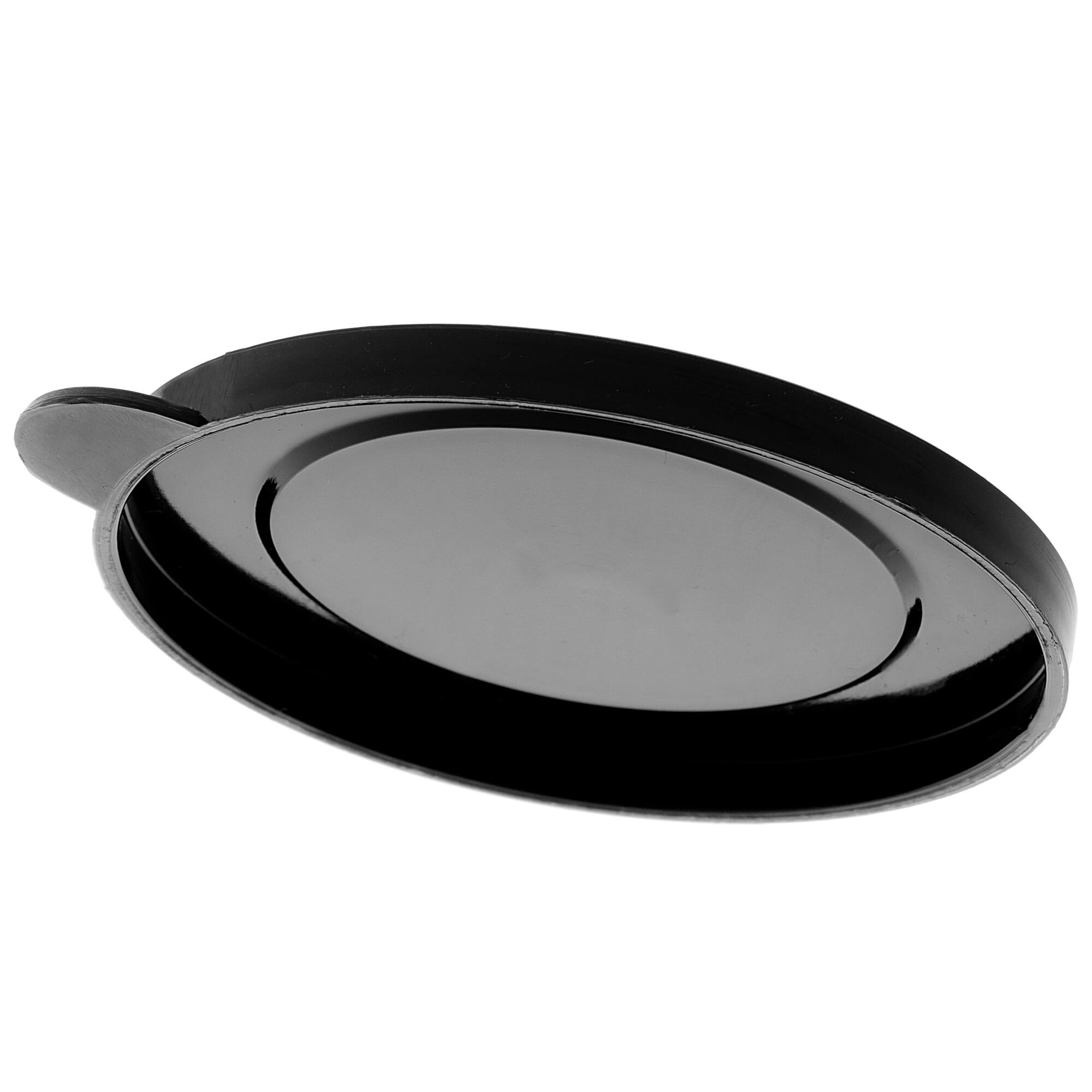 Zestaw pokrywek na puszki Oizon 73mm czarny 6 szt.