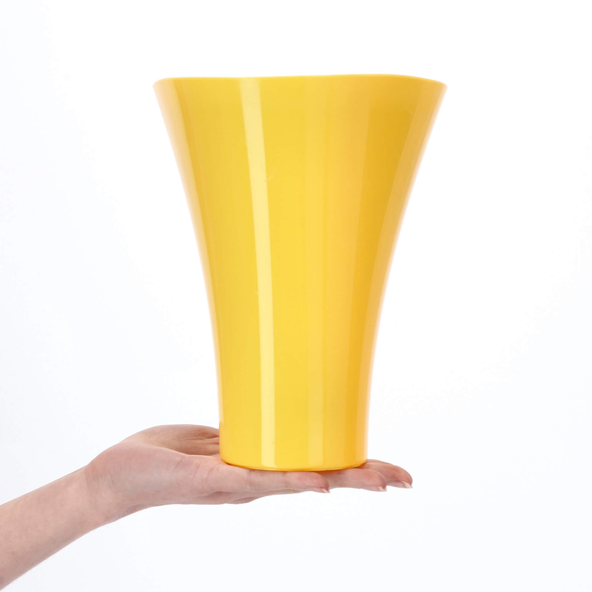 Doniczka na kwiaty Meria 17 cm, żółta