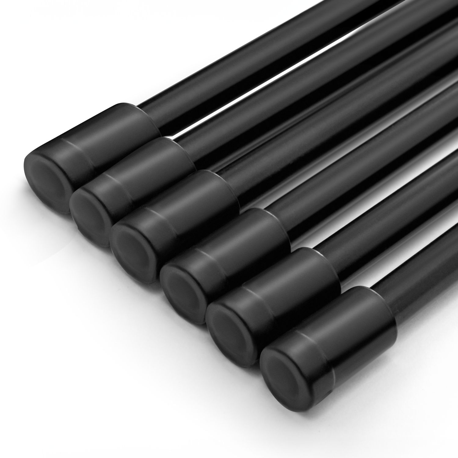 Suszarka sufitowa na pranie Melun 160 cm 6 prętów czarna