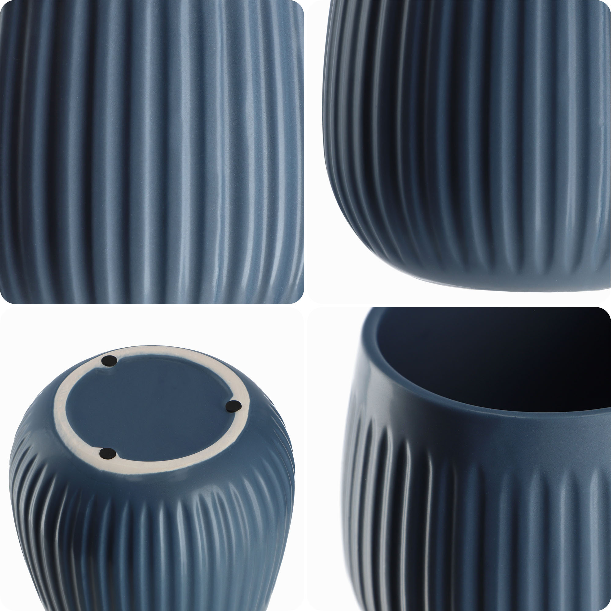 Osłonka ceramiczna Vario 12 cm, granatowa