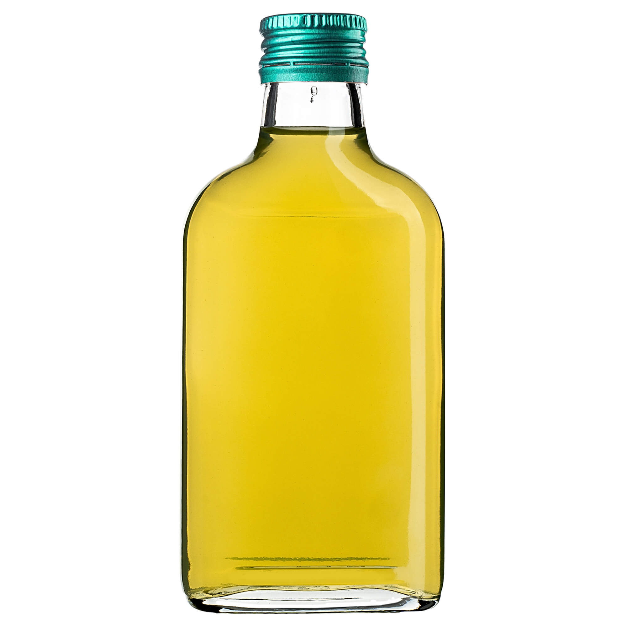 Butelka piersiówka Viane 200ml z zieloną zakrętką 1 szt.