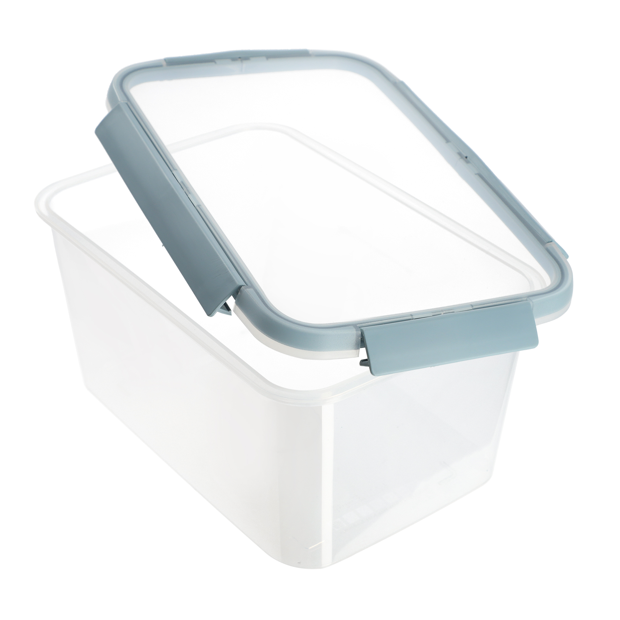 Pojemnik na żywność 5L Curver Smart Fresh Eco, szarobłękitny