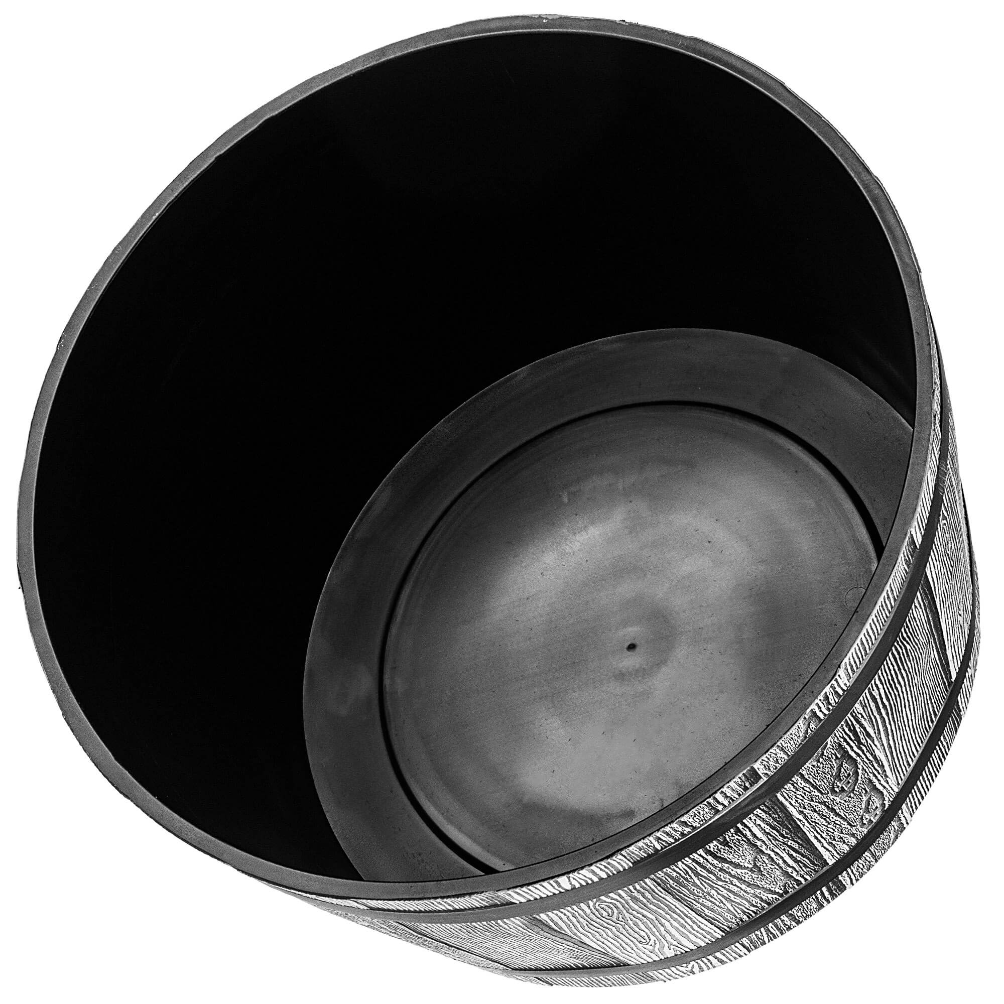 Donica na kwiaty Sori 50 cm jasny szary