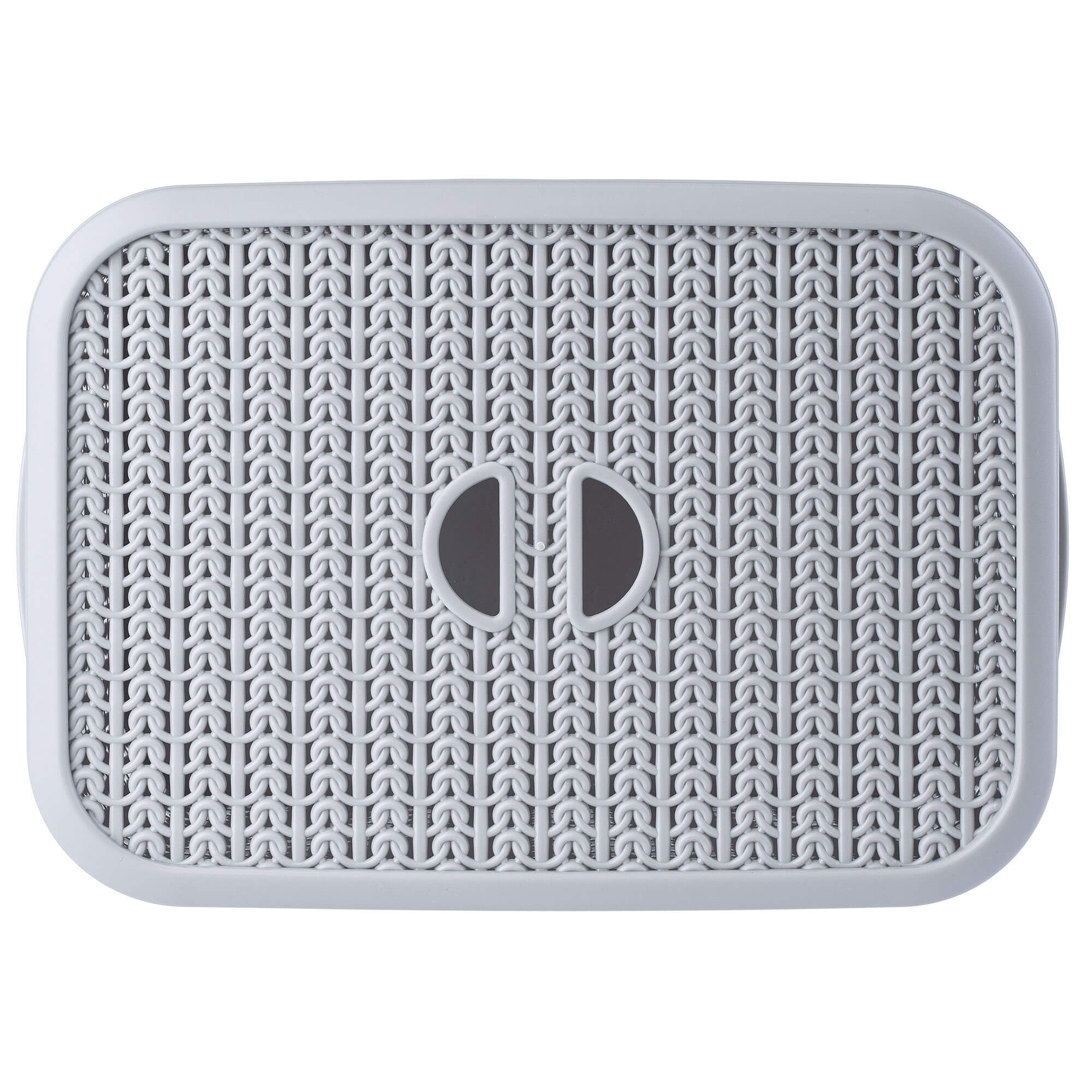 Koszyk z pokrywką 6L, szary