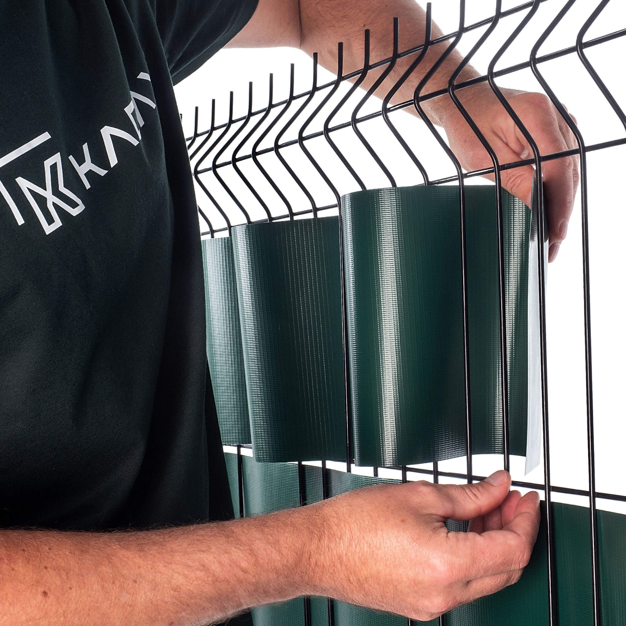 Taśma ogrodzeniowa Langon 19 cm x 35 m zielona