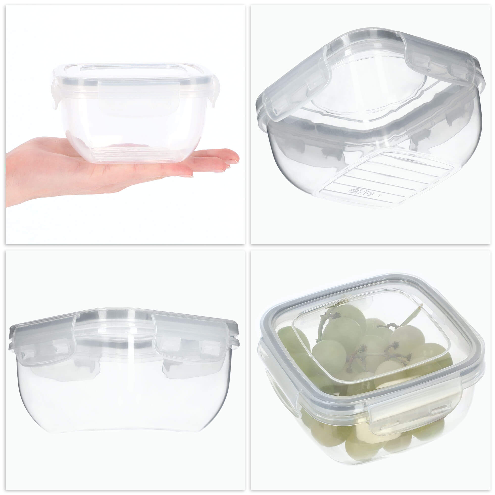 Pojemnik na żywność kwadratowy 0.5L